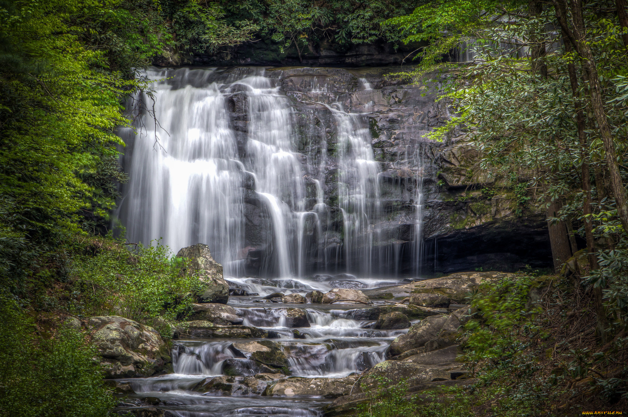 природа, водопады, простор