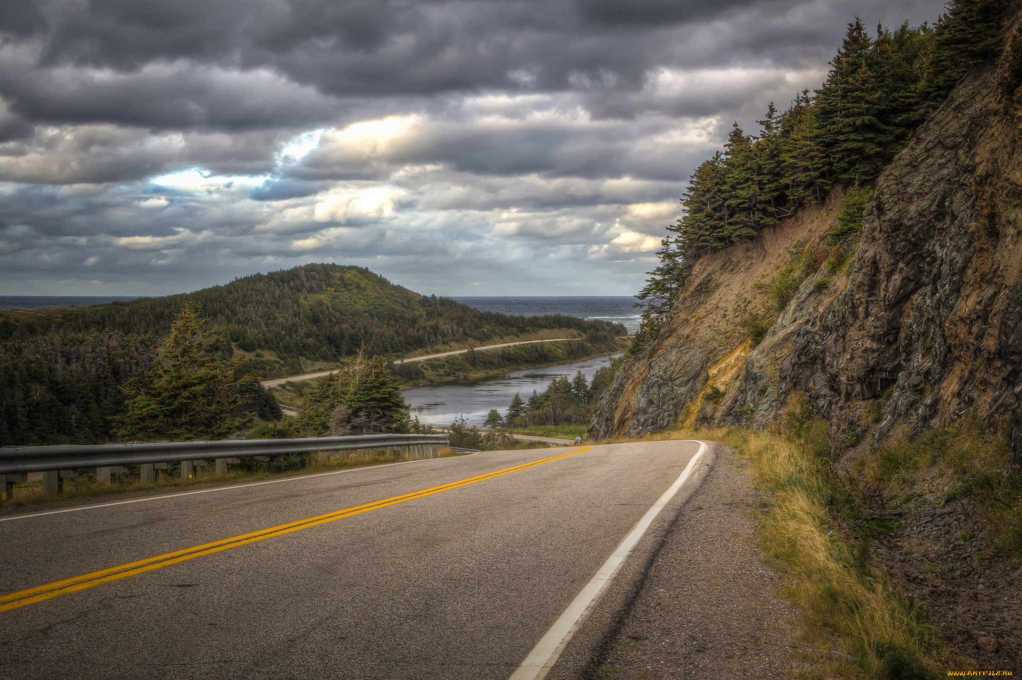 природа, дороги, простор