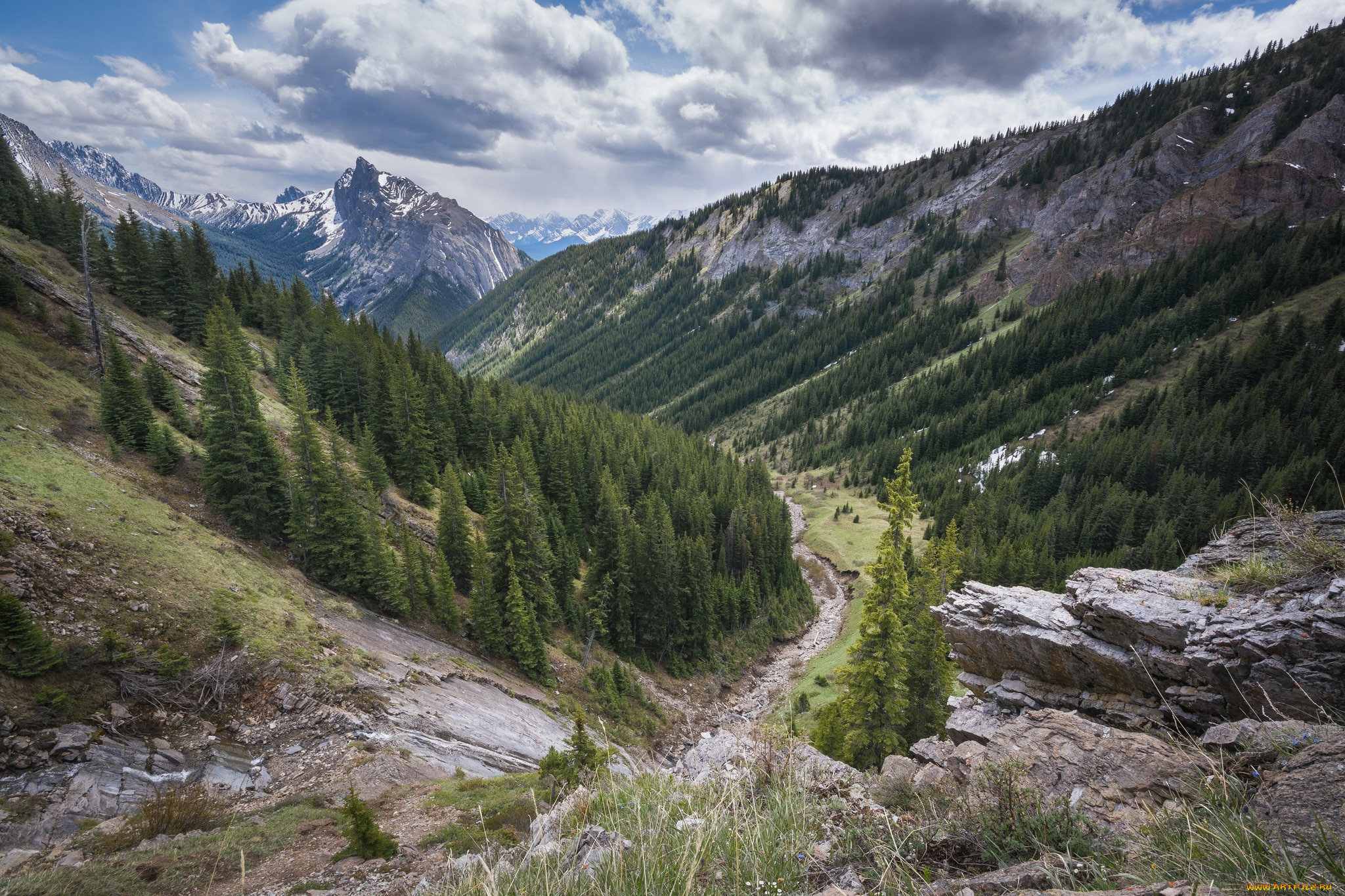 природа, горы, простор