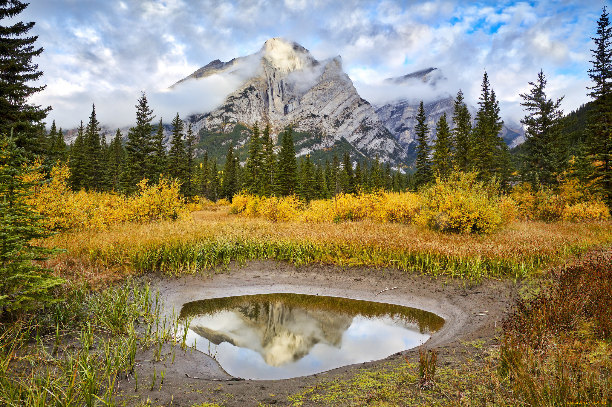 природа, горы, простор