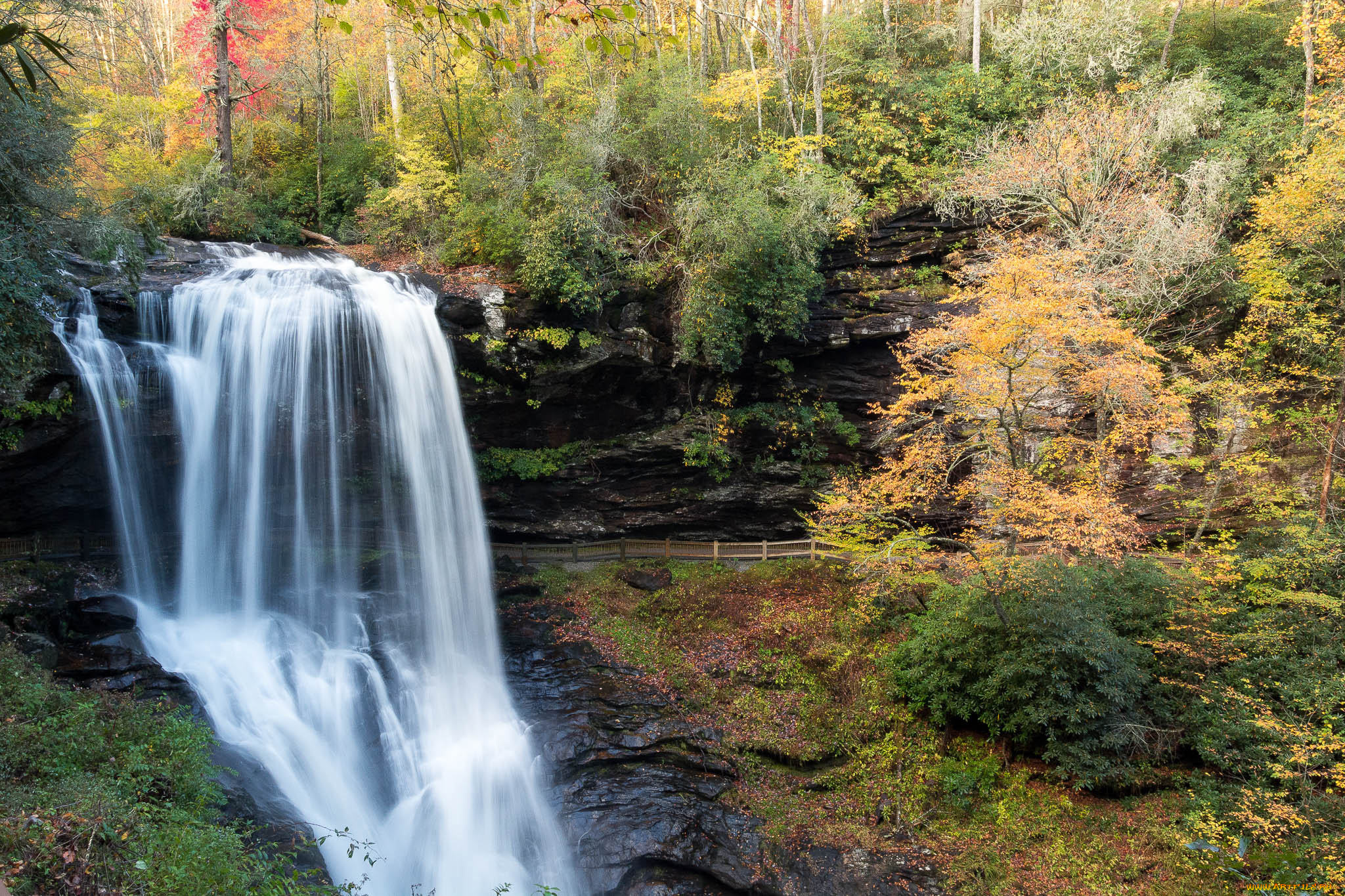 природа, водопады, простор