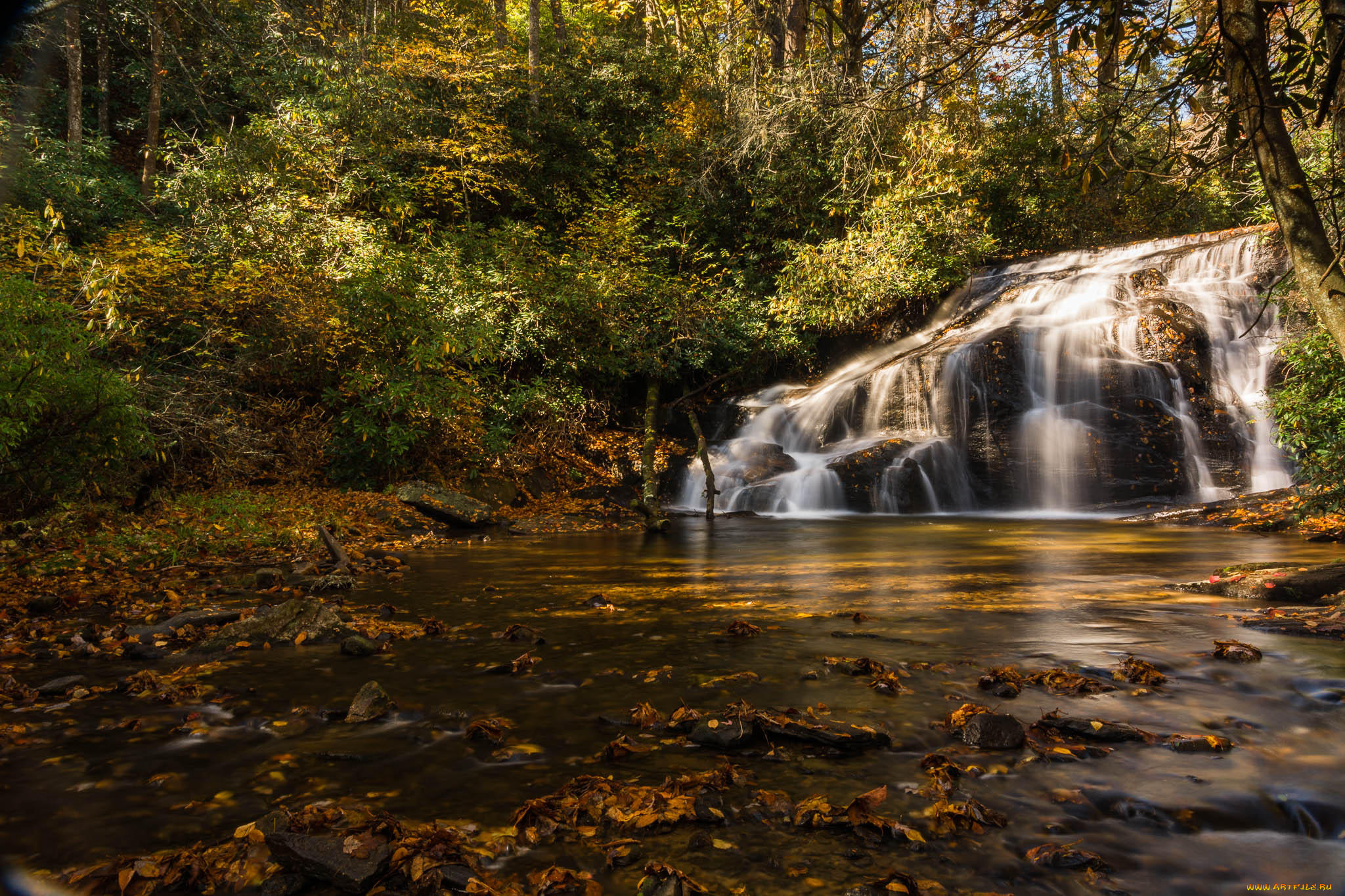 природа, водопады, простор