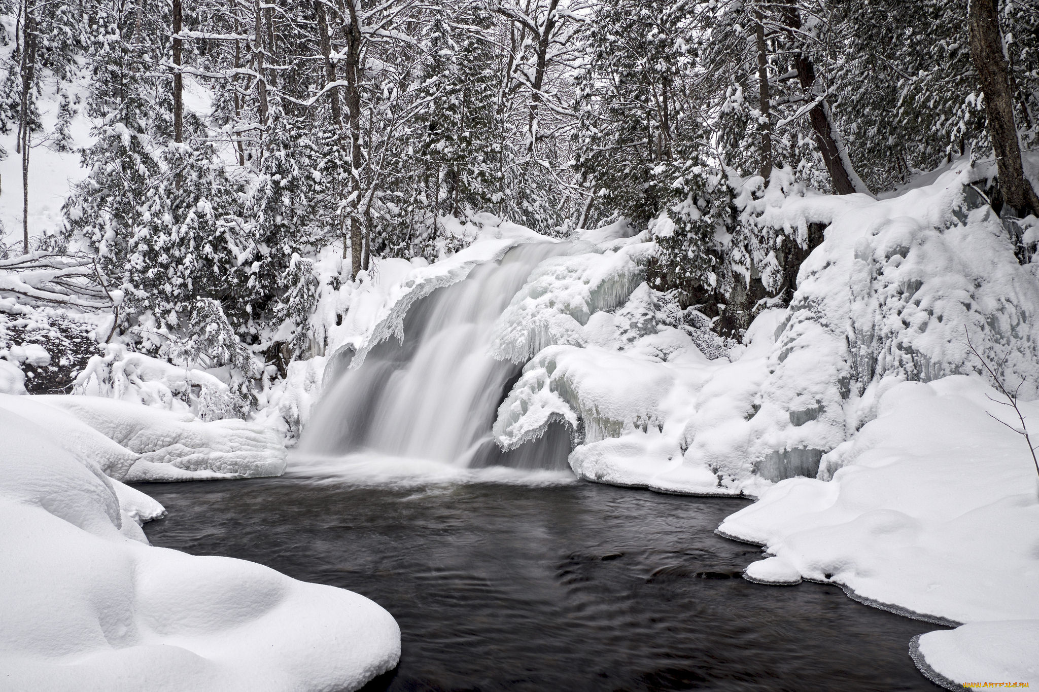 природа, зима, простор