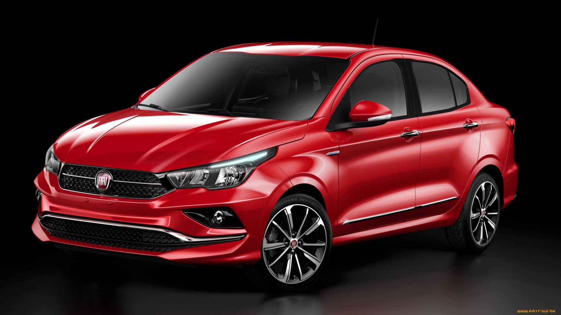 автомобили, fiat, красный, фиат, cronos