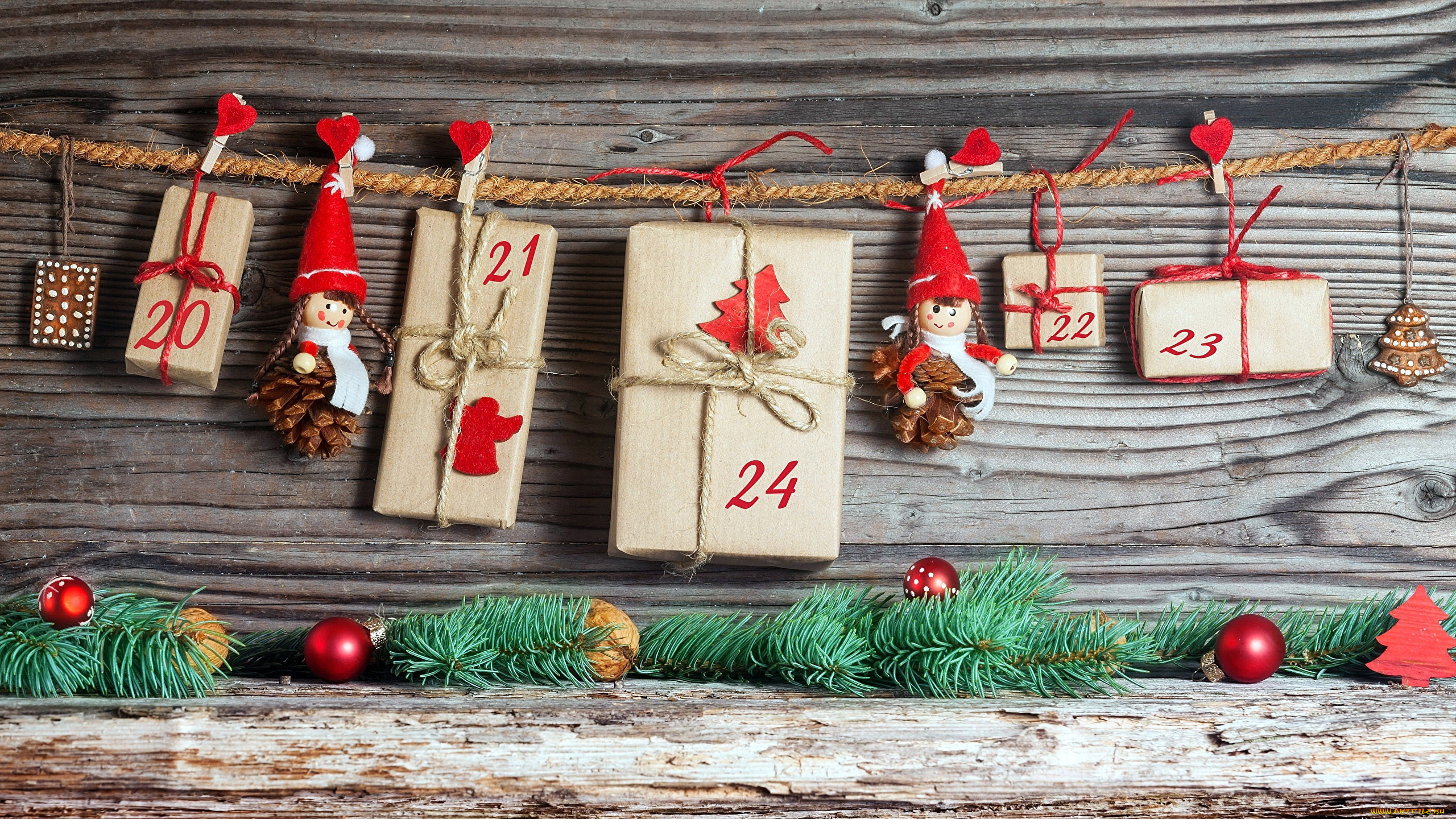 праздничные, -, разное, , новый, год, куколки, подарки