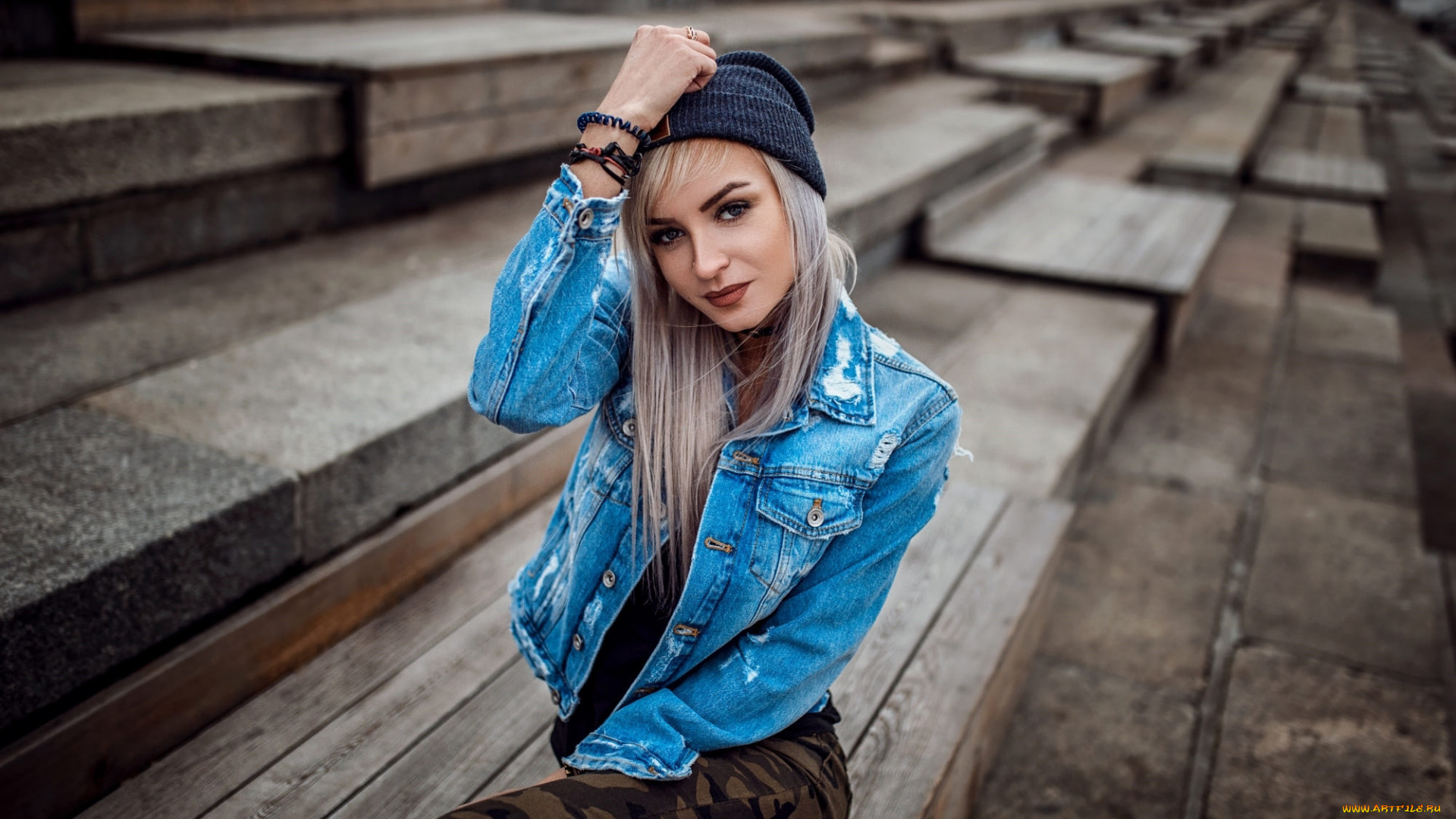 девушки, -, блондинки, , светловолосые, браслеты, блондинка, шапочка