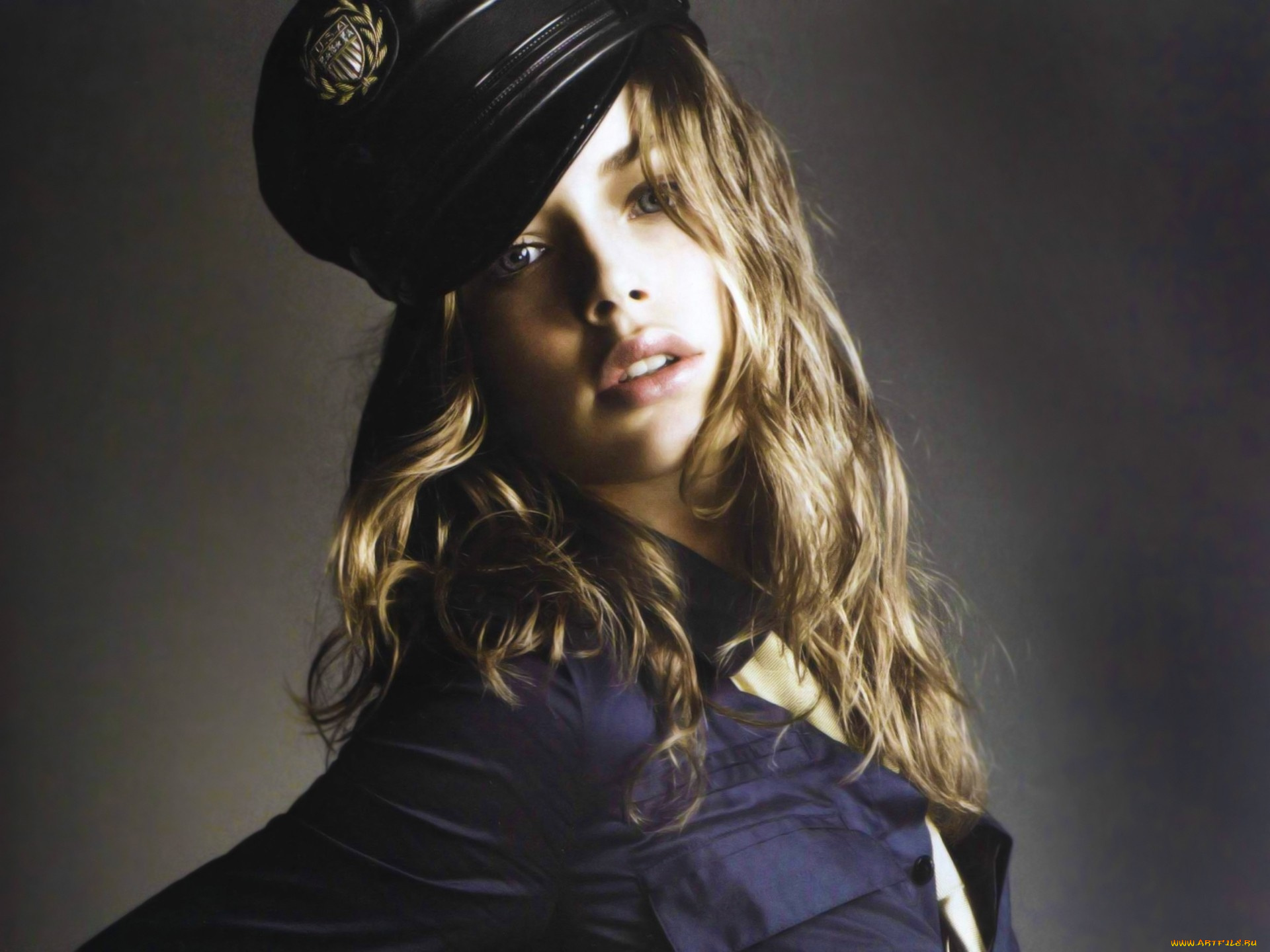 девушки, doutzen, kroes, блондинка, фуражка