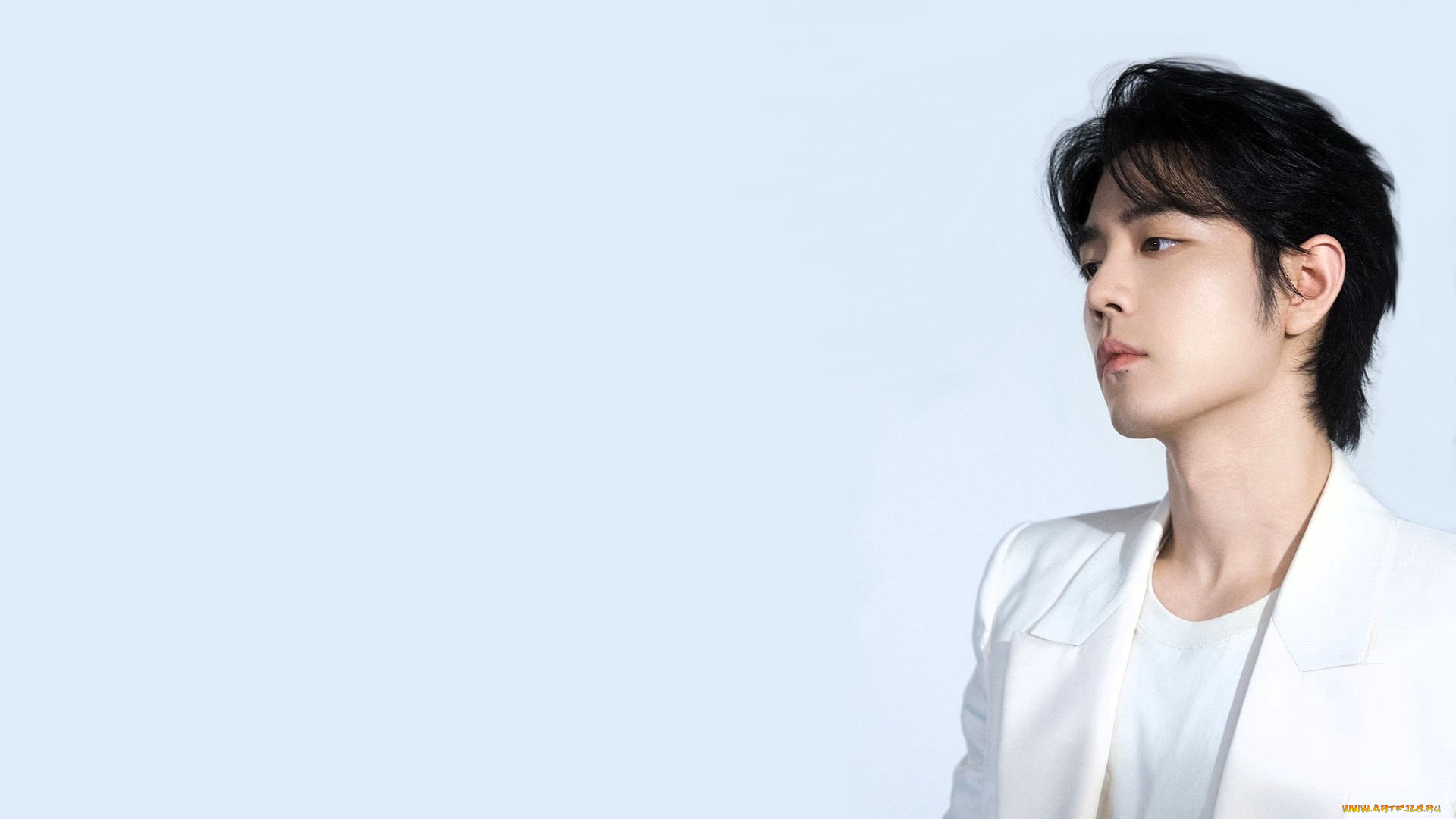 мужчины, xiao, zhan, актер, лицо, пиджак