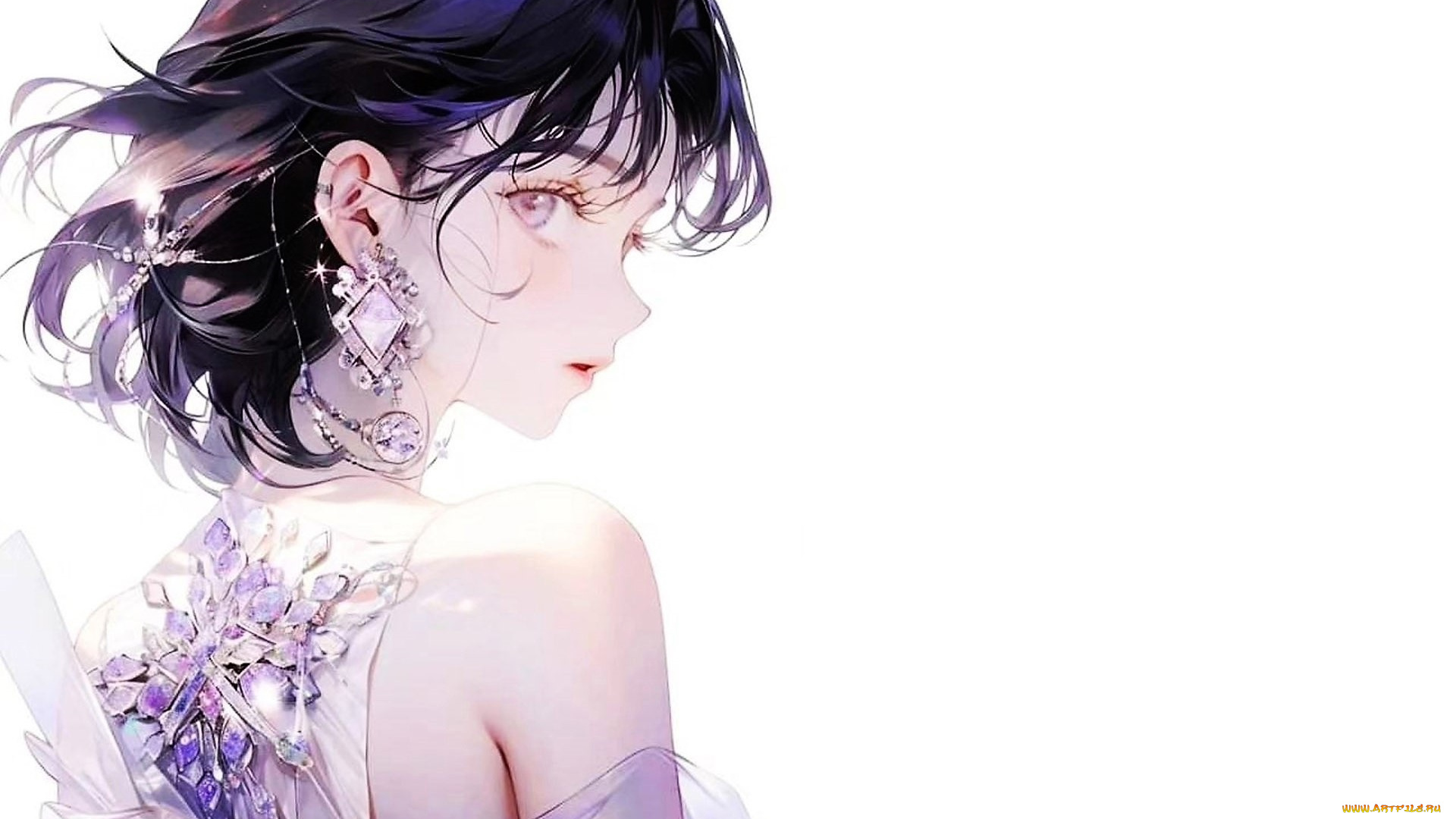 аниме, unknown, , другое, , девушка, драгоценности