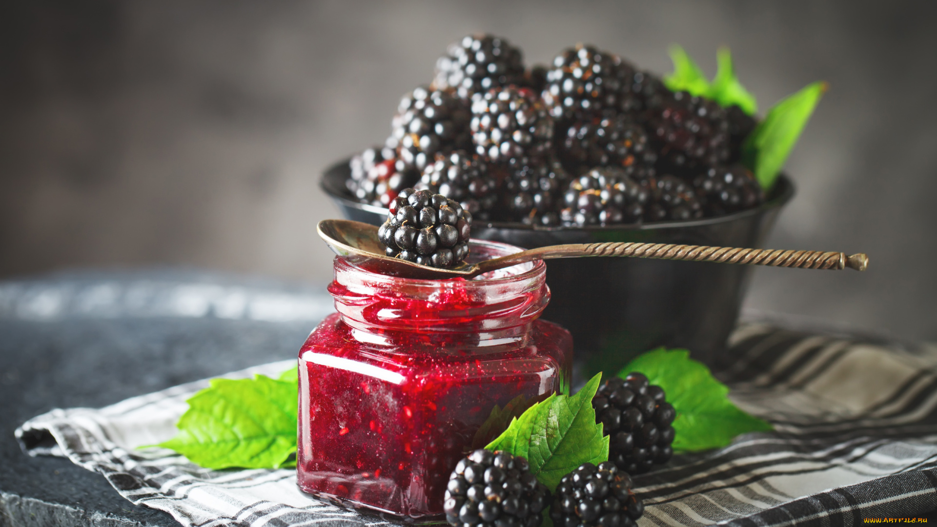 еда, ежевика, ягоды, варенье