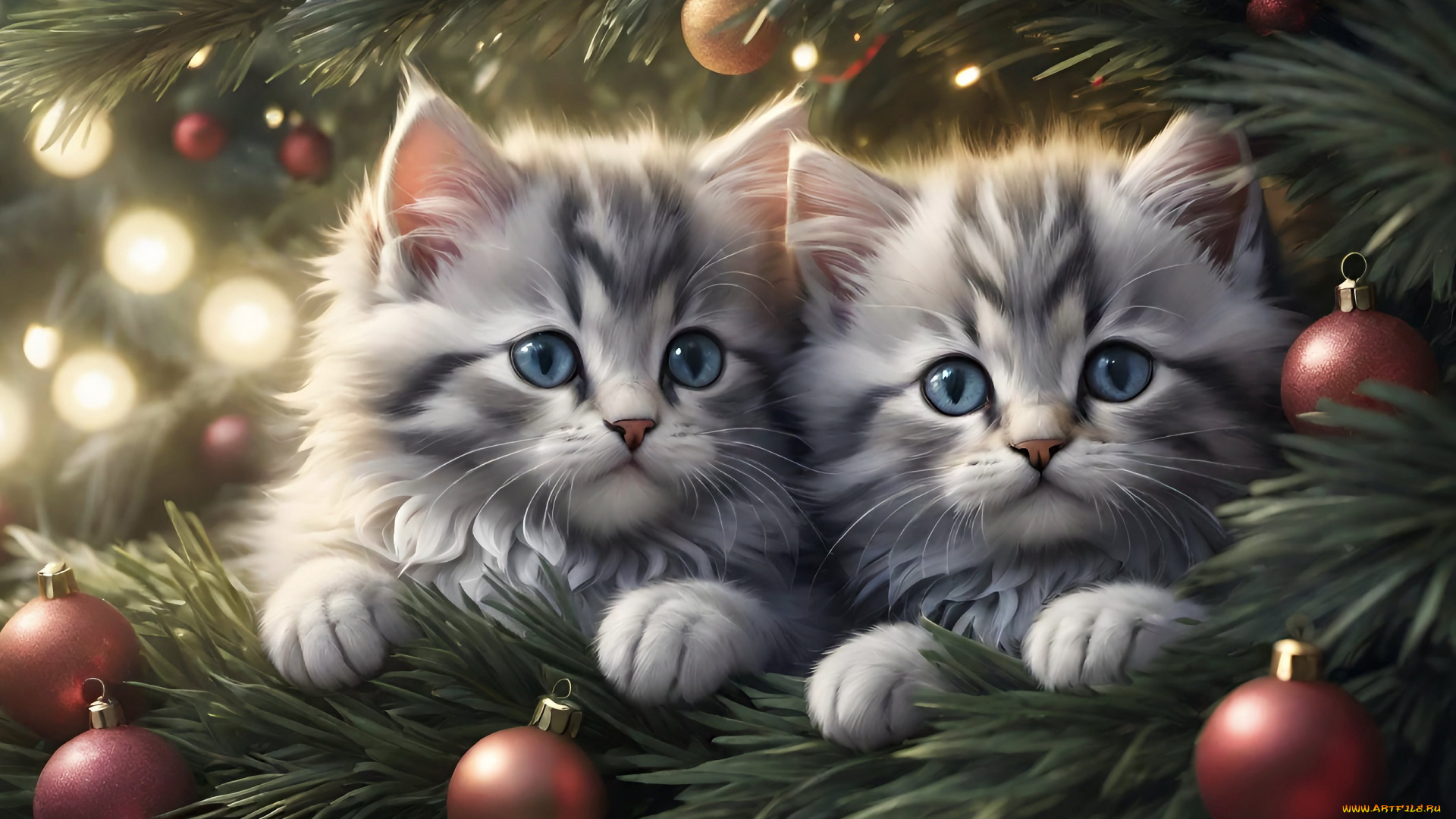 праздничные, -, разное, , новый, год, кот, кошка