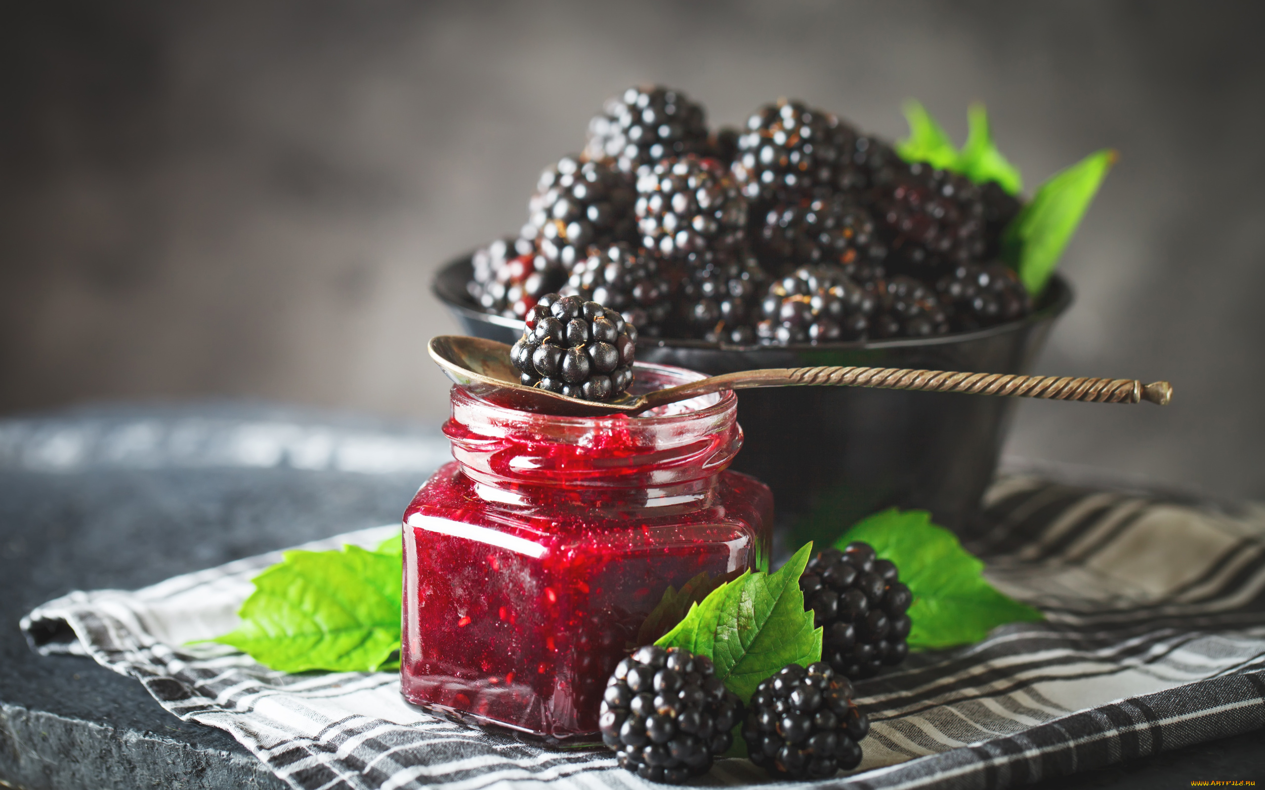 еда, ежевика, ягоды, варенье