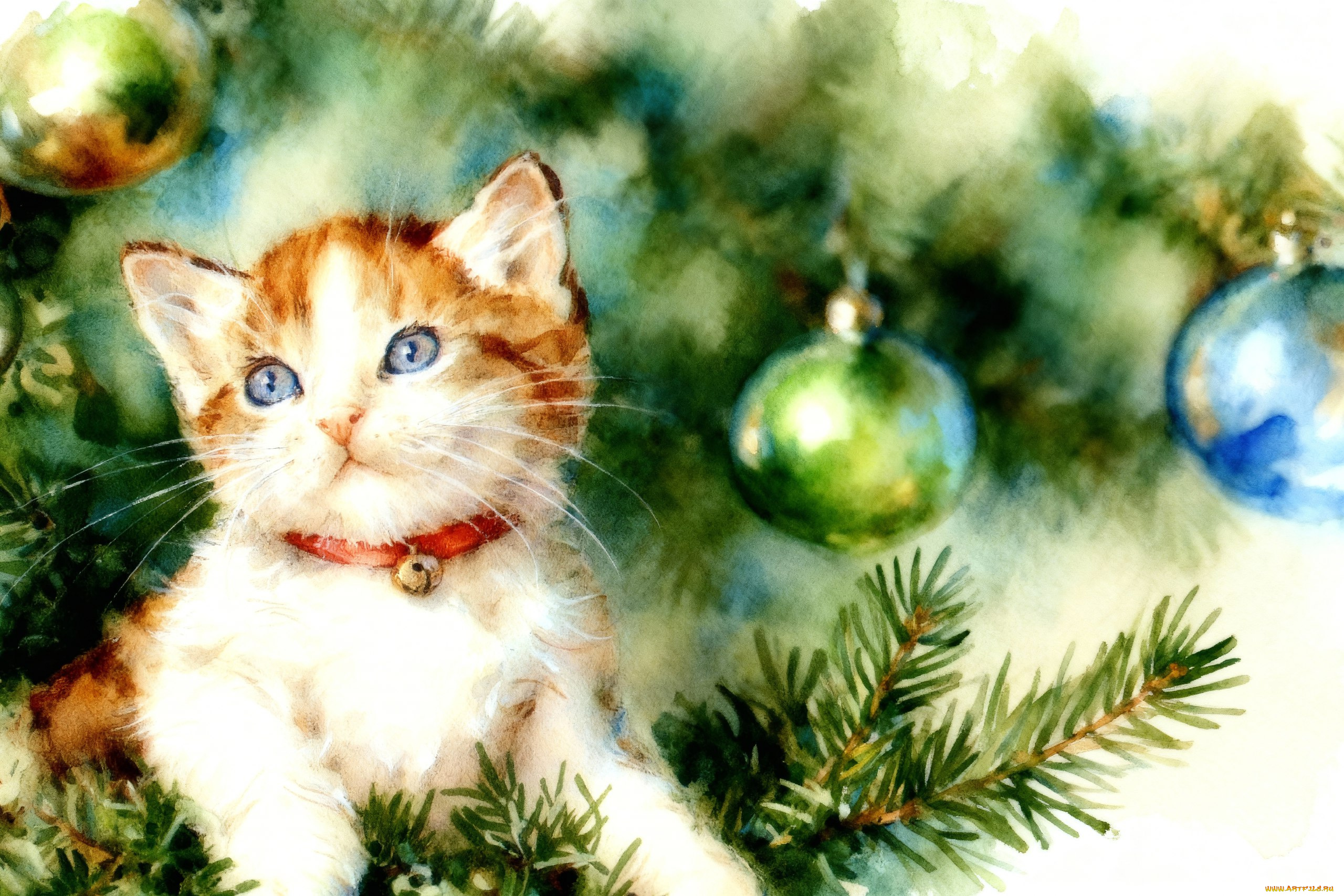 рисованное, животные, , коты, кот, кошка, котёнок