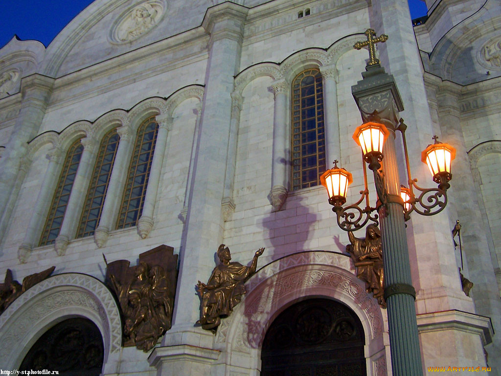 москва, храм, христа, спасителя, города, россия