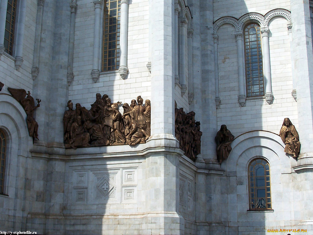 москва, храм, христа, спасителя, города, россия