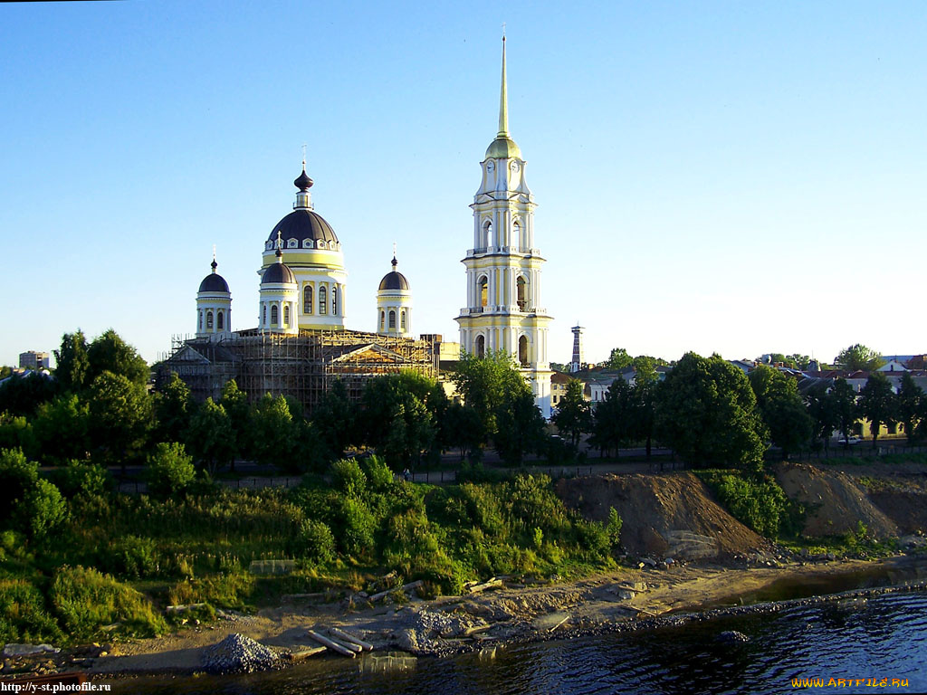 рыбинск, Яросавской, обл, спасо, преображенский, собор, города, православные, церкви, монастыри
