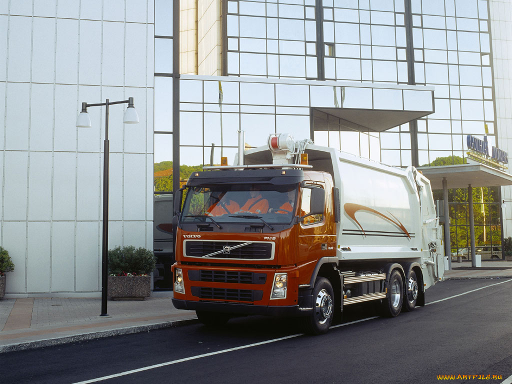 volvo, trucks, 49, 2002, автомобили, мусоровозы