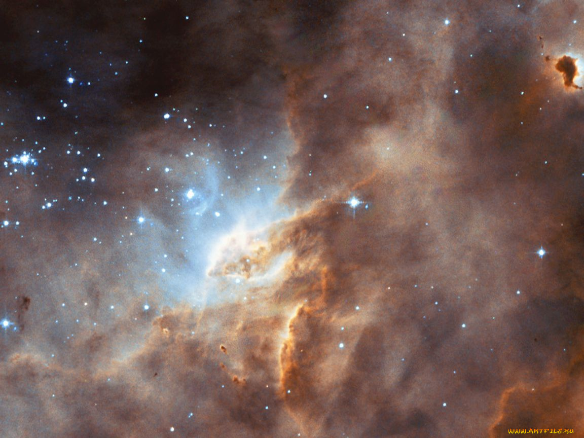 космос, галактики, туманности