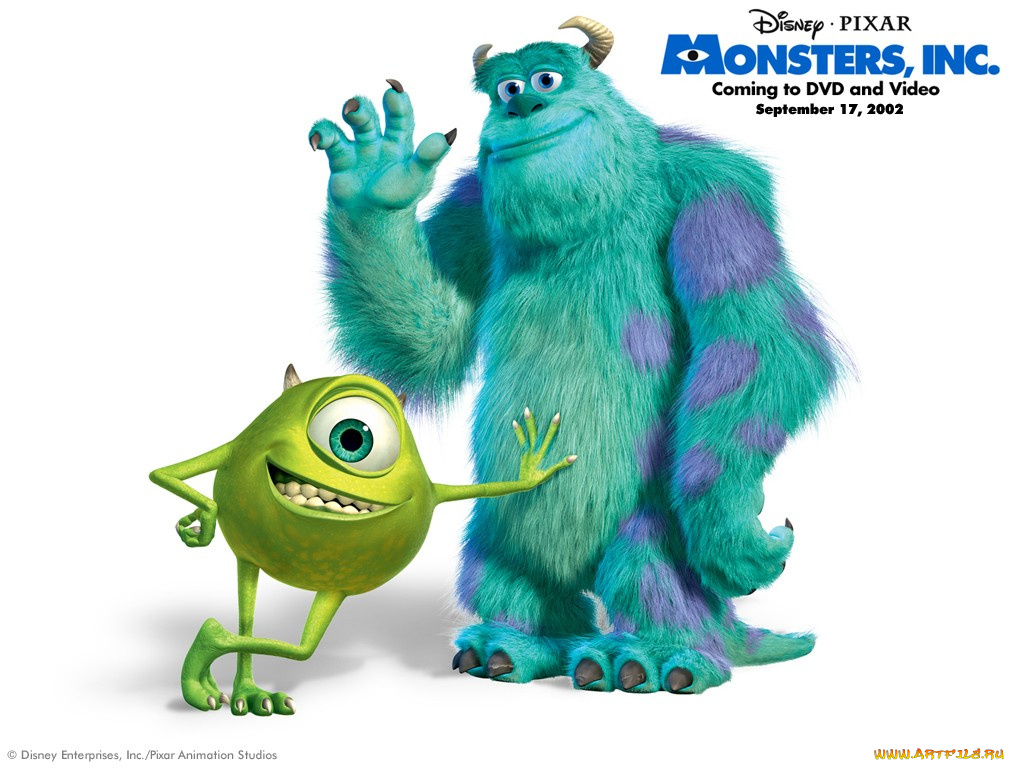 мультфильмы, monsters, inc