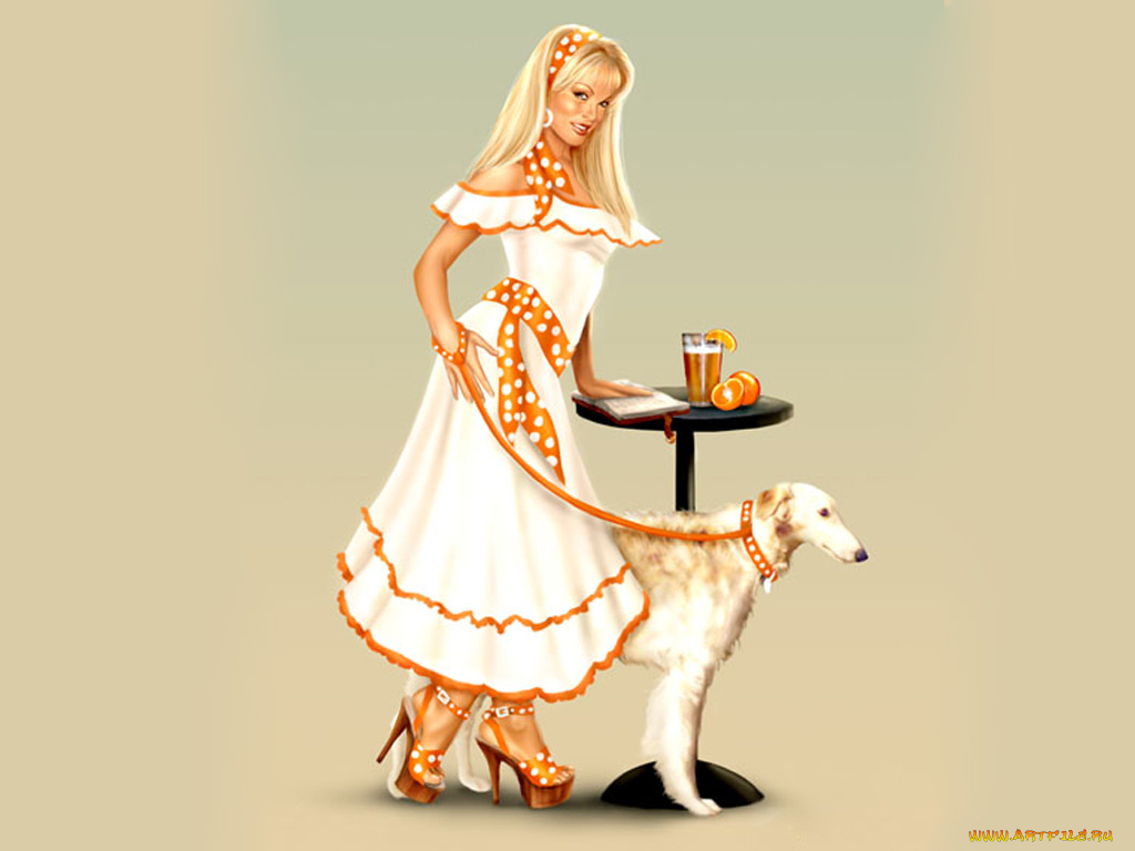 рисованные, люди