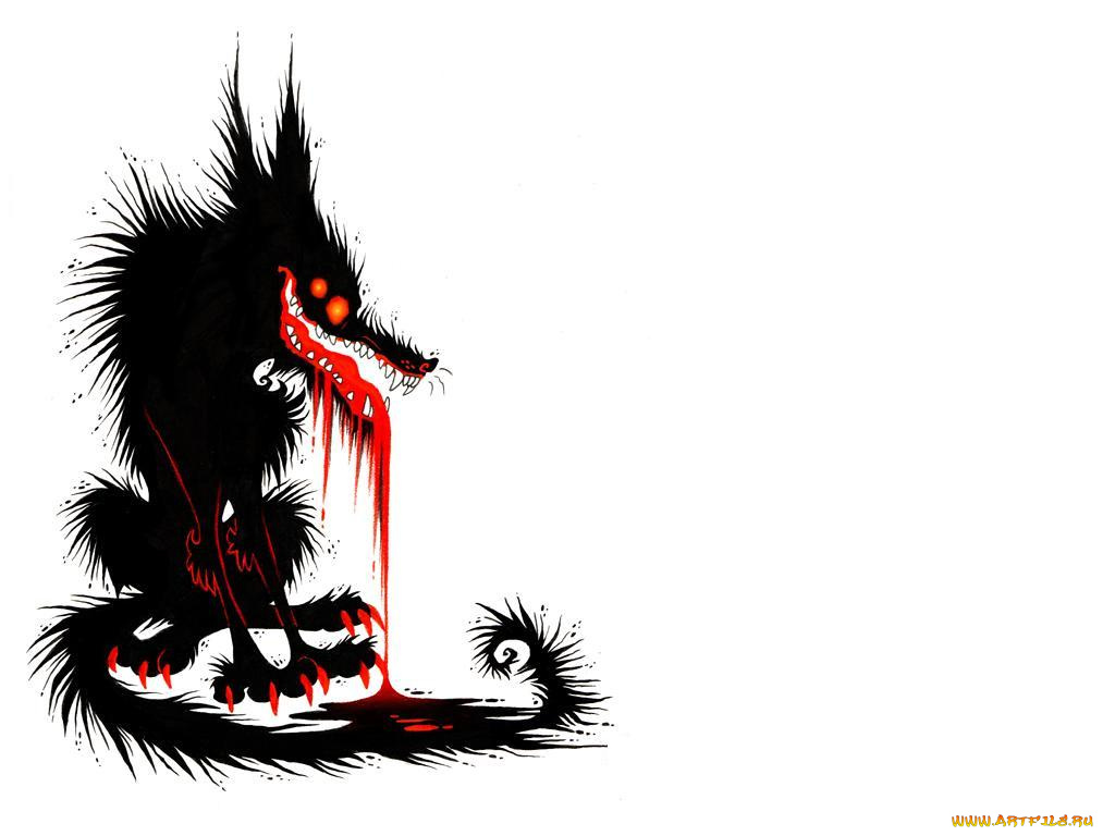 рисованные, животные, сказочные, мифические