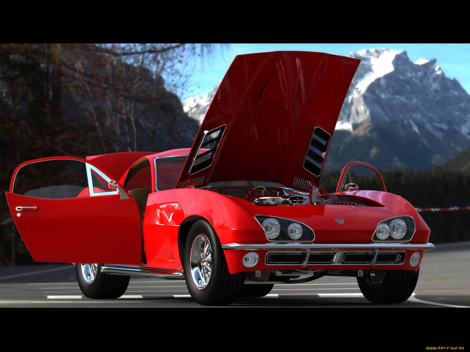 автомобили, 3д