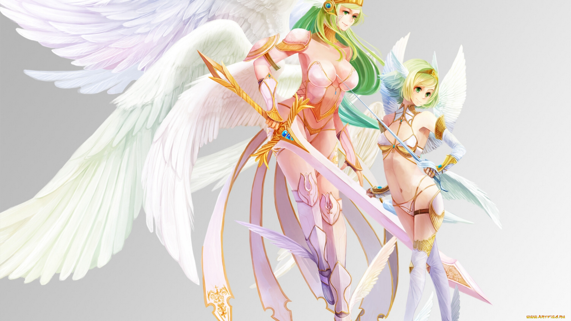 аниме, angels, demons, ангелы, меч