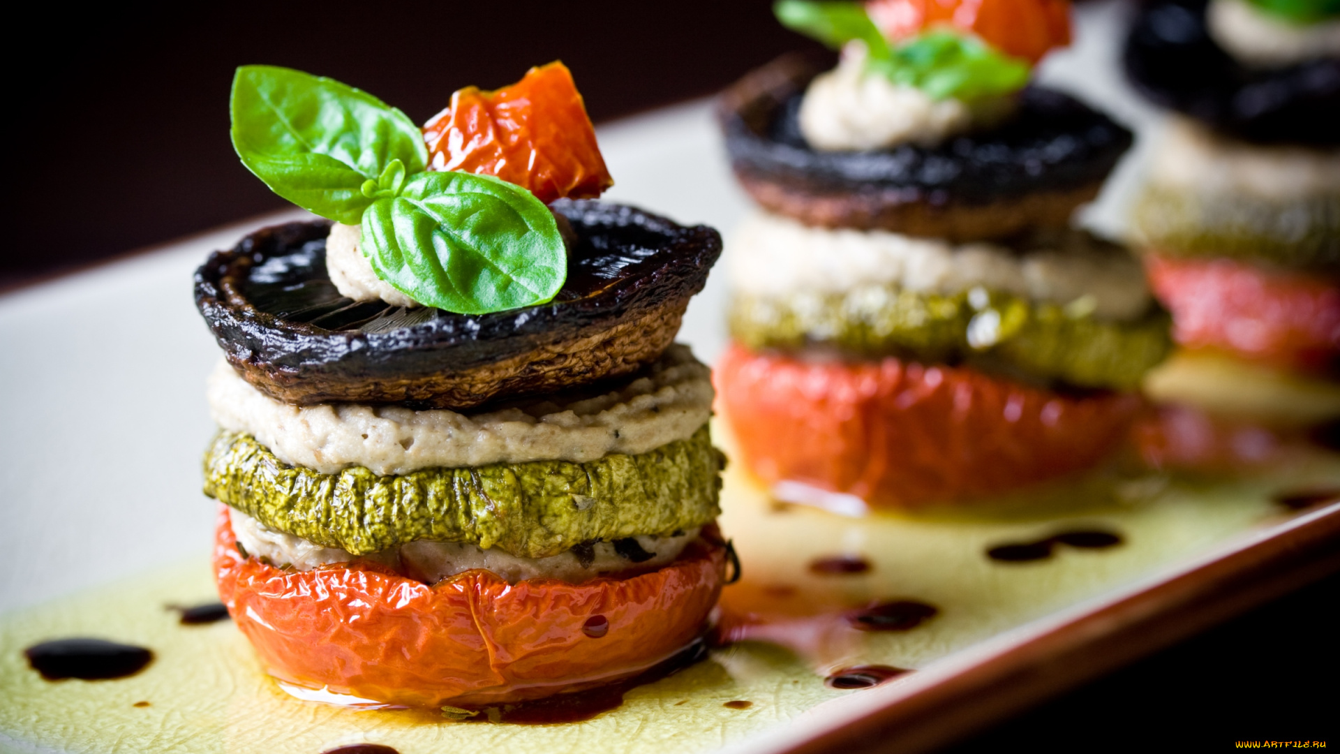 еда, салаты, закуски, овощи, рататуй