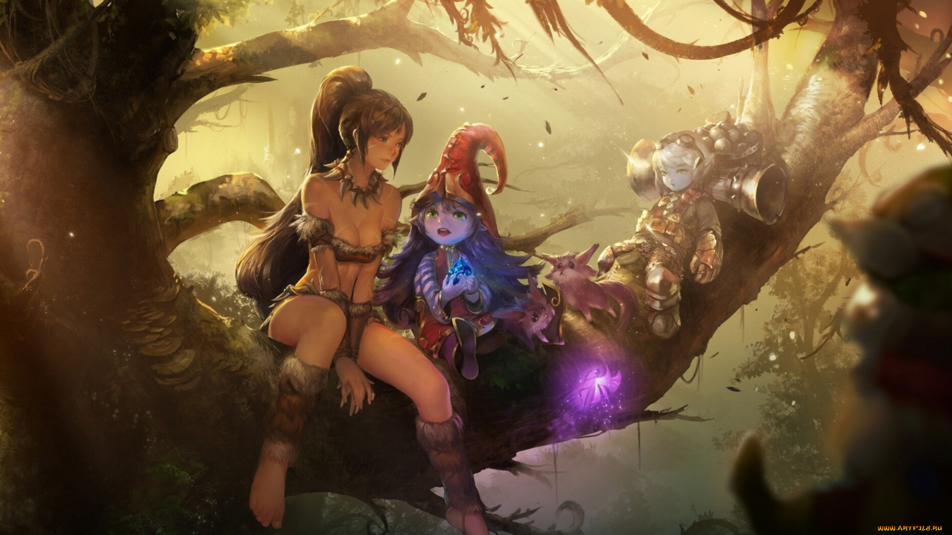 league, of, legends, видео, игры, nidalee, lulu