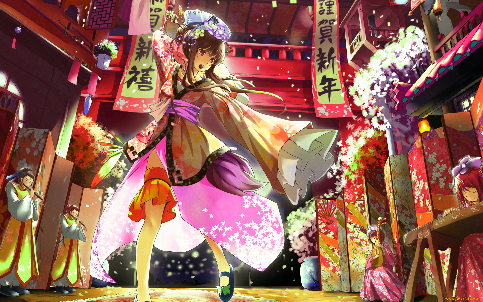 аниме, *unknown, другое, танец