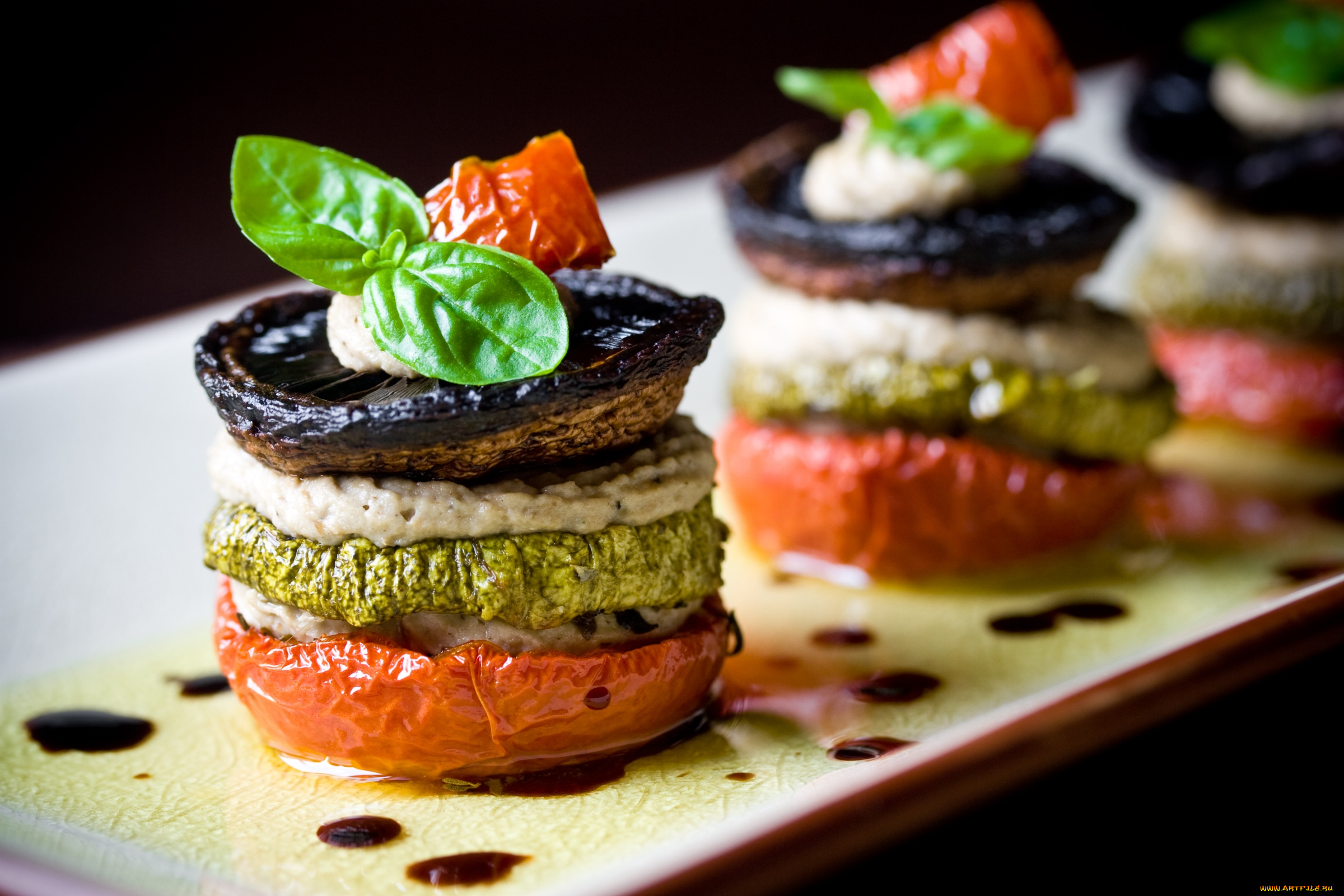 еда, салаты, закуски, овощи, рататуй