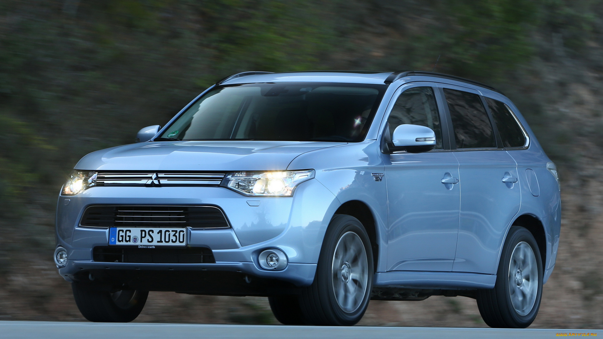 автомобили, mitsubishi, phev, outlander, 2012г