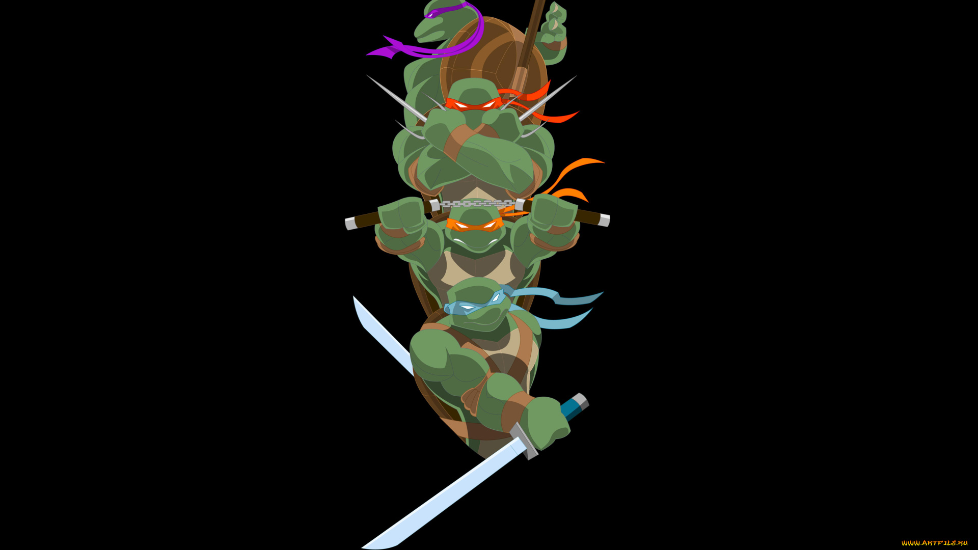 Черепашки, ниндзя, мультфильмы, tmnt, teenage, mutant, ninja, turtles, Черепашки, ниндзя