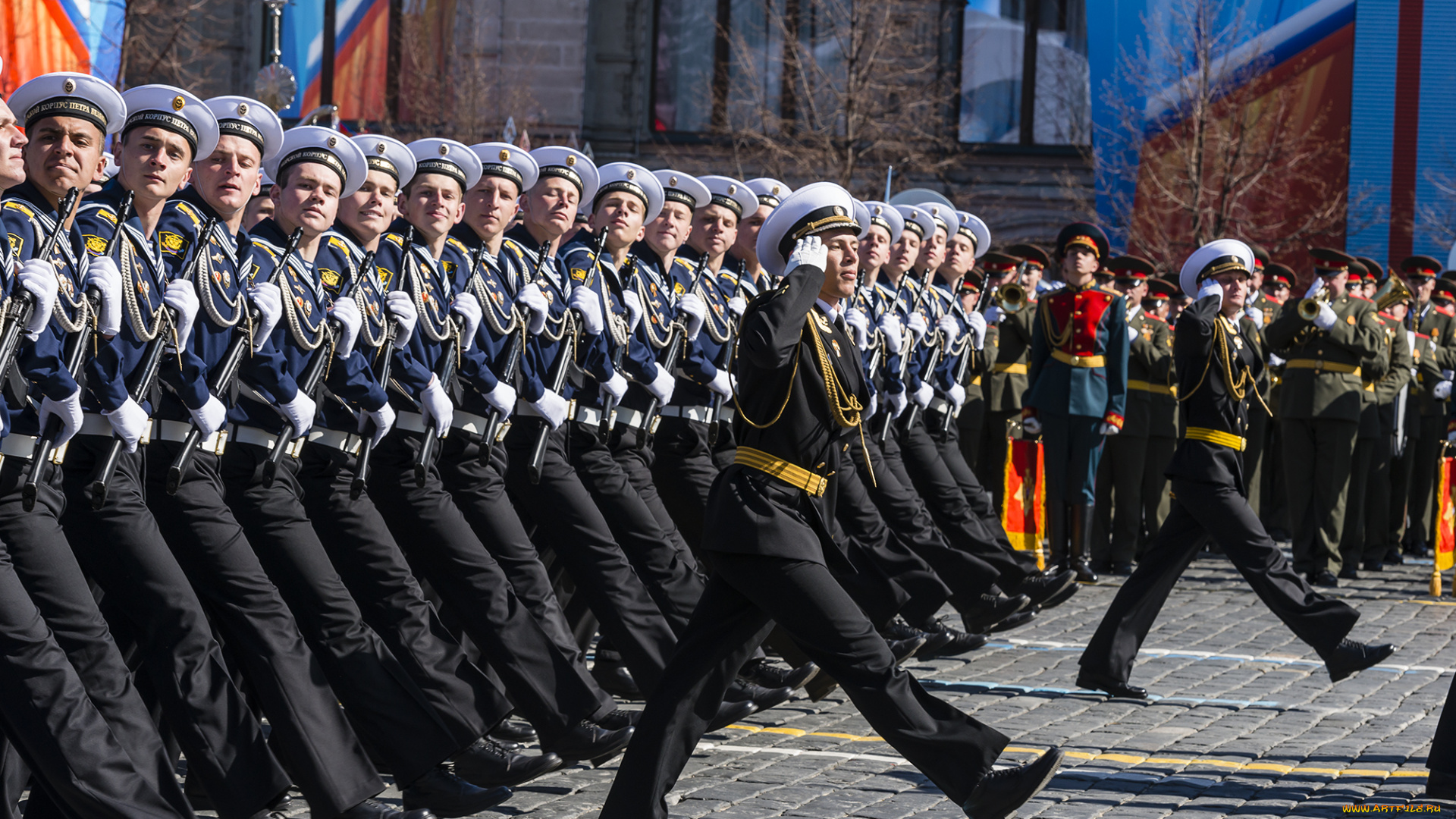 оружие, армия, спецназ, парад, матросы