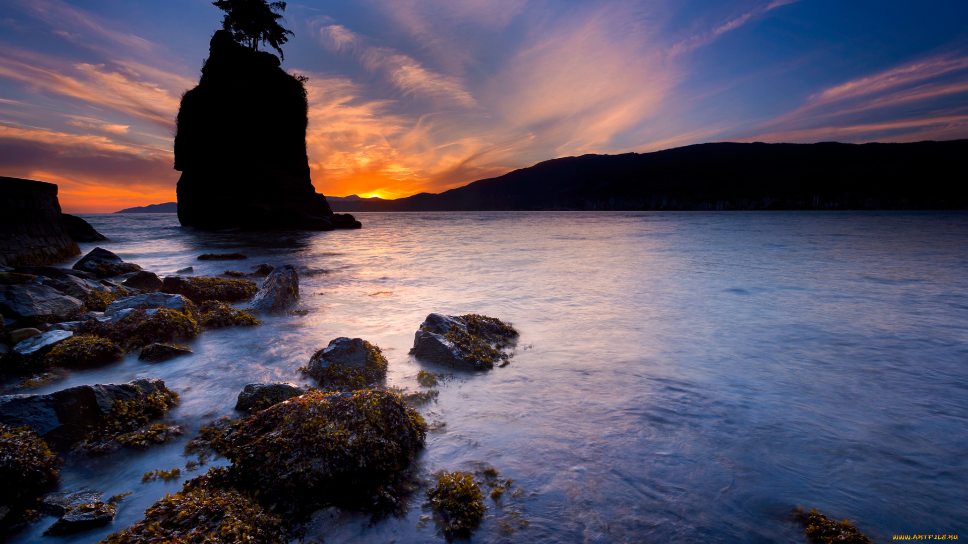 природа, восходы, закаты, заря, скалы, бута, океан