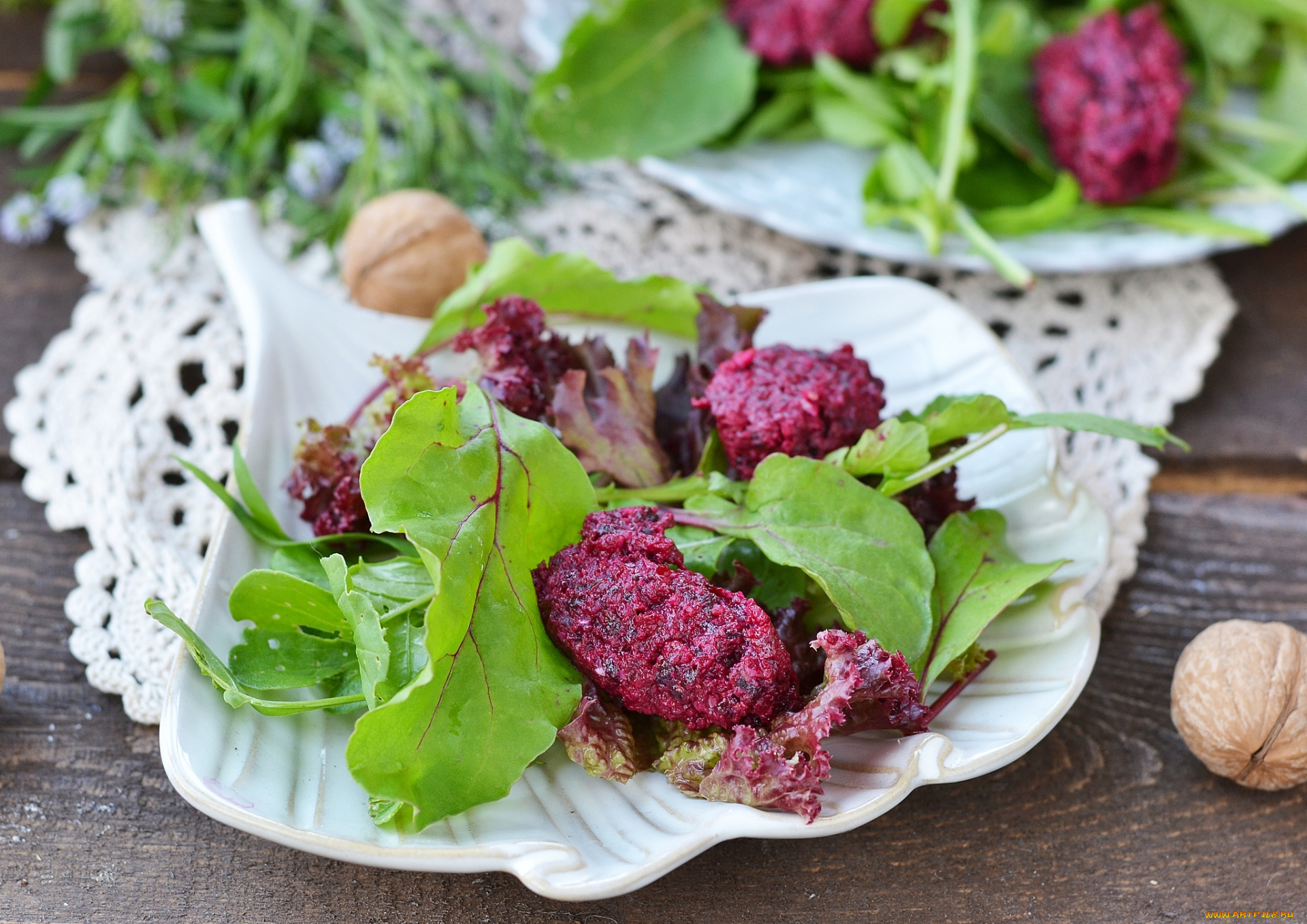 еда, салаты, , закуски, листья, свекольный, салат