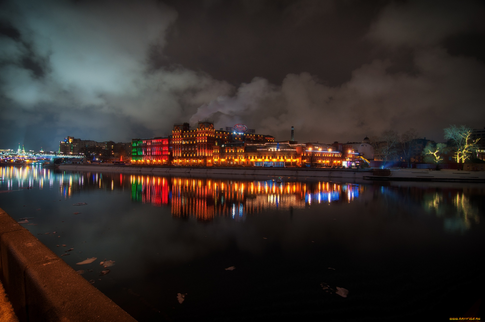 города, москва, , россия, красный, октябрь