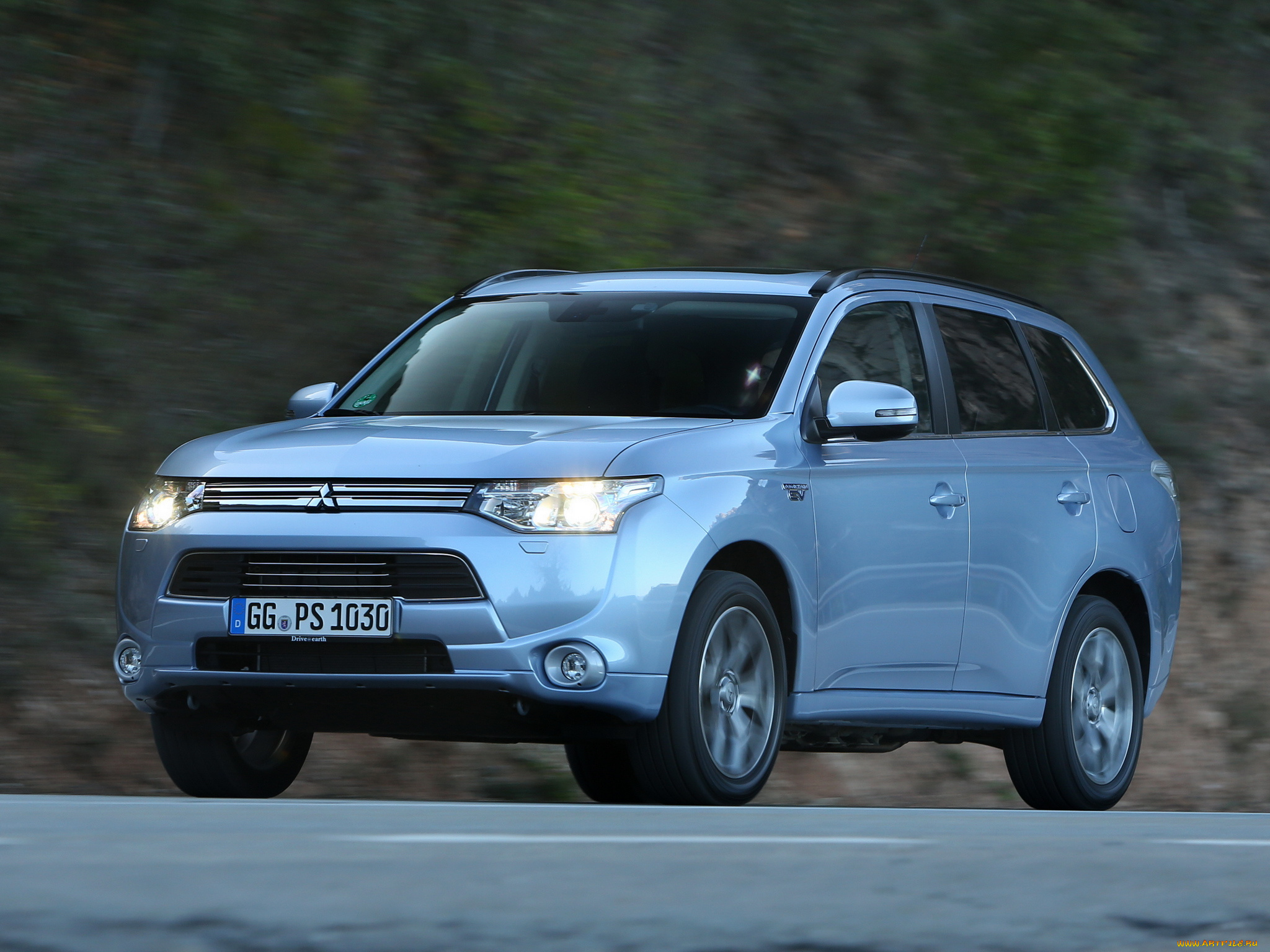 автомобили, mitsubishi, phev, outlander, 2012г