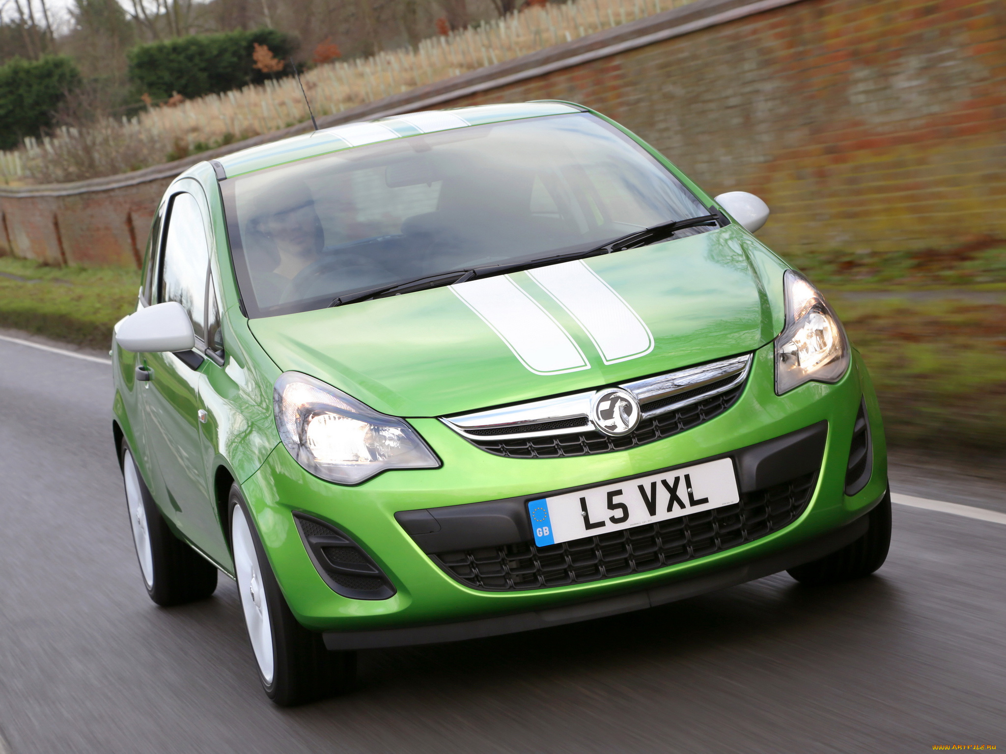 автомобили, vauxhall, sting, d, corsa, 2013г, зеленый