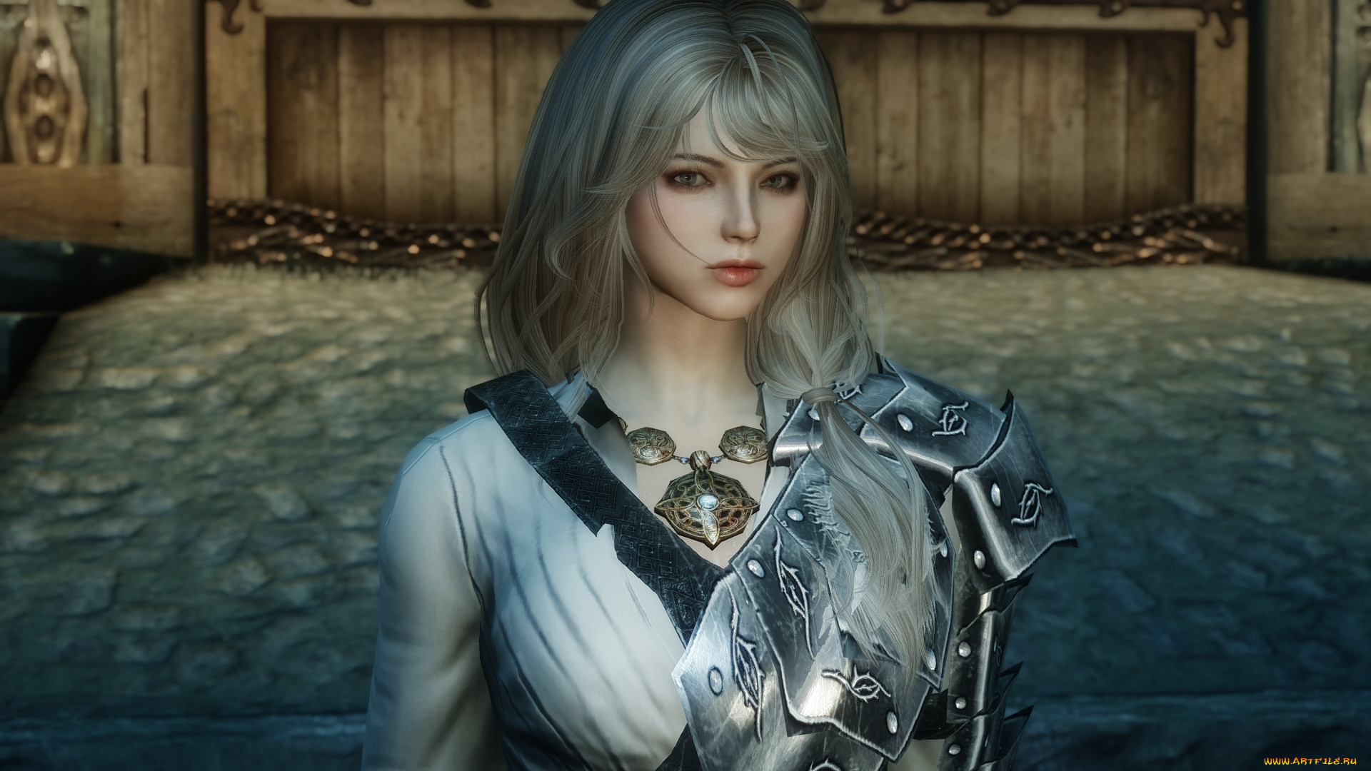 3д, графика, фантазия, , fantasy, девушка, взгляд, фон