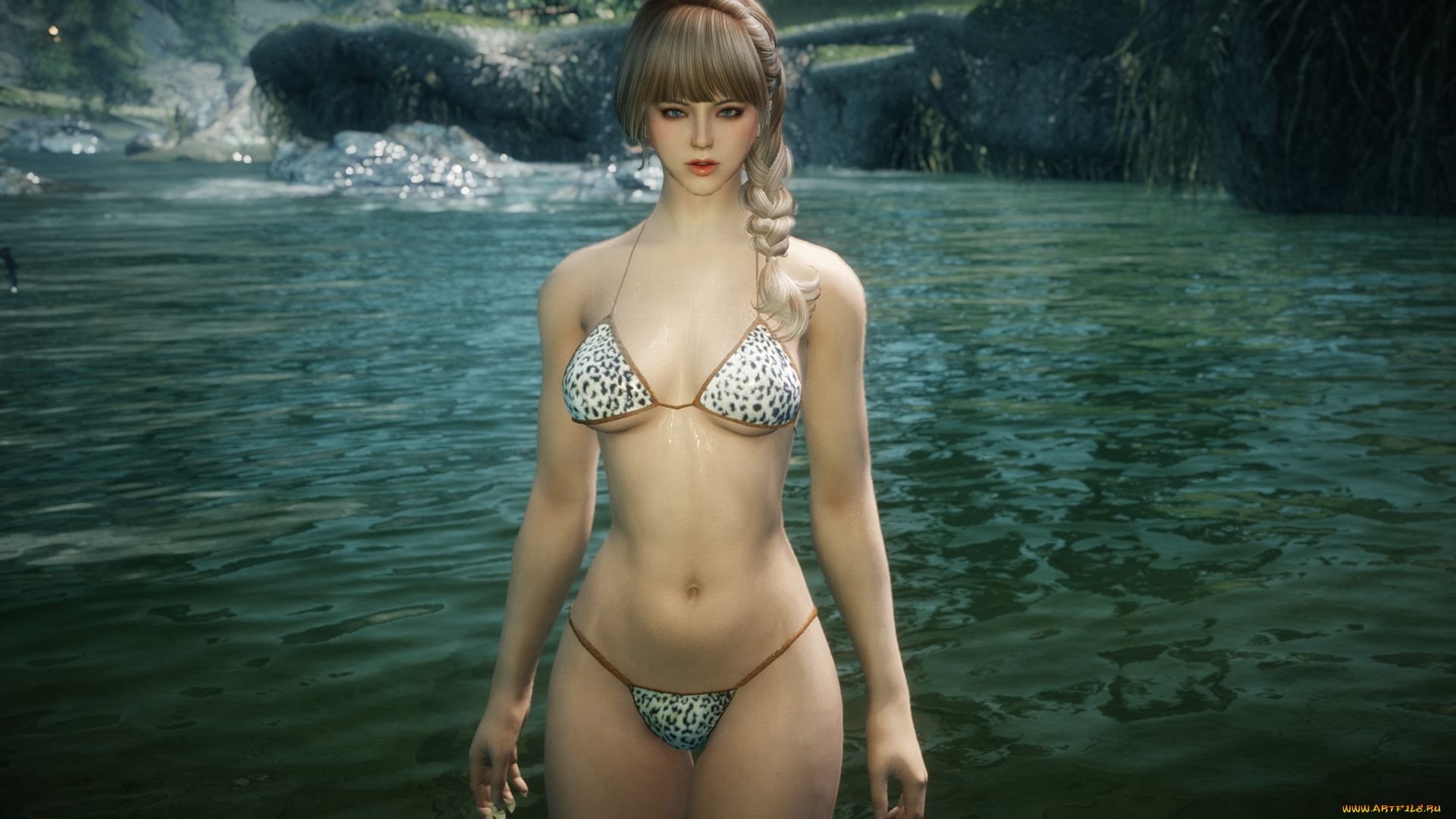 3д, графика, люди, , people, девушка, взгляд, фон