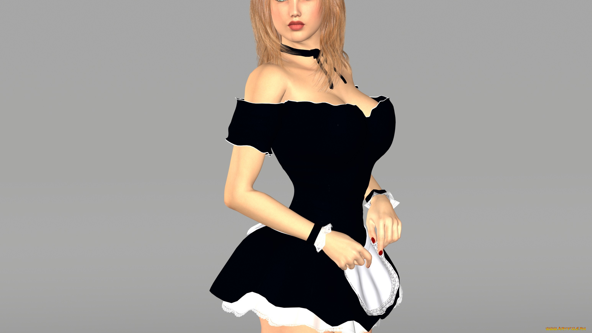 3д, графика, люди, , people, девушка, взгляд, фон, гувернантка