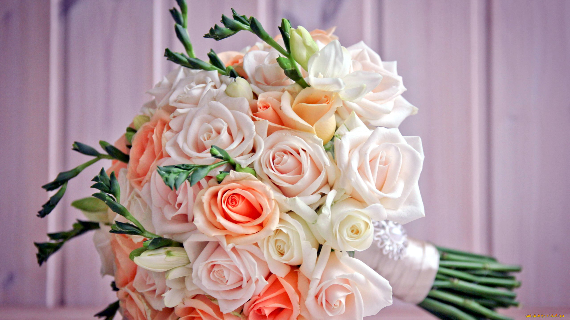 цветы, букеты, , композиции, фрезии, розы