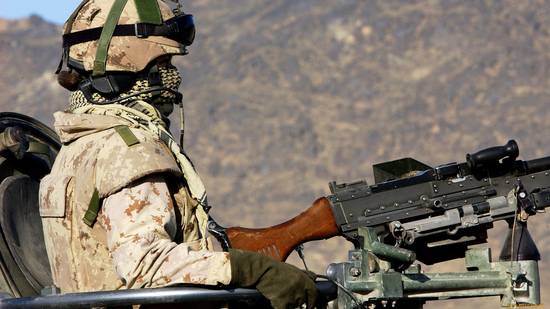 оружие, армия, спецназ, экипировка, пулемёт, солдат