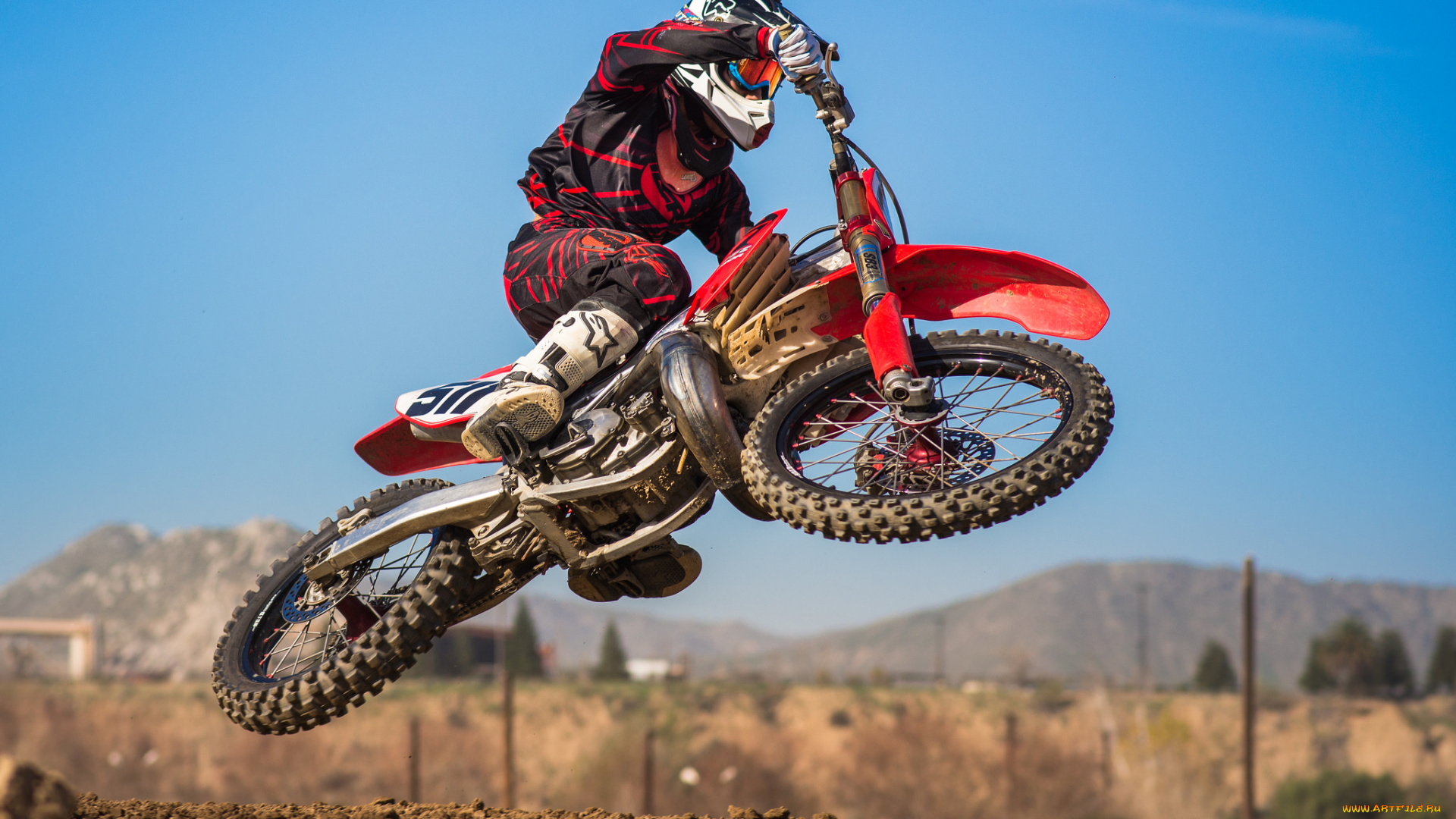 спорт, мотокросс, гонка, мотоцикл