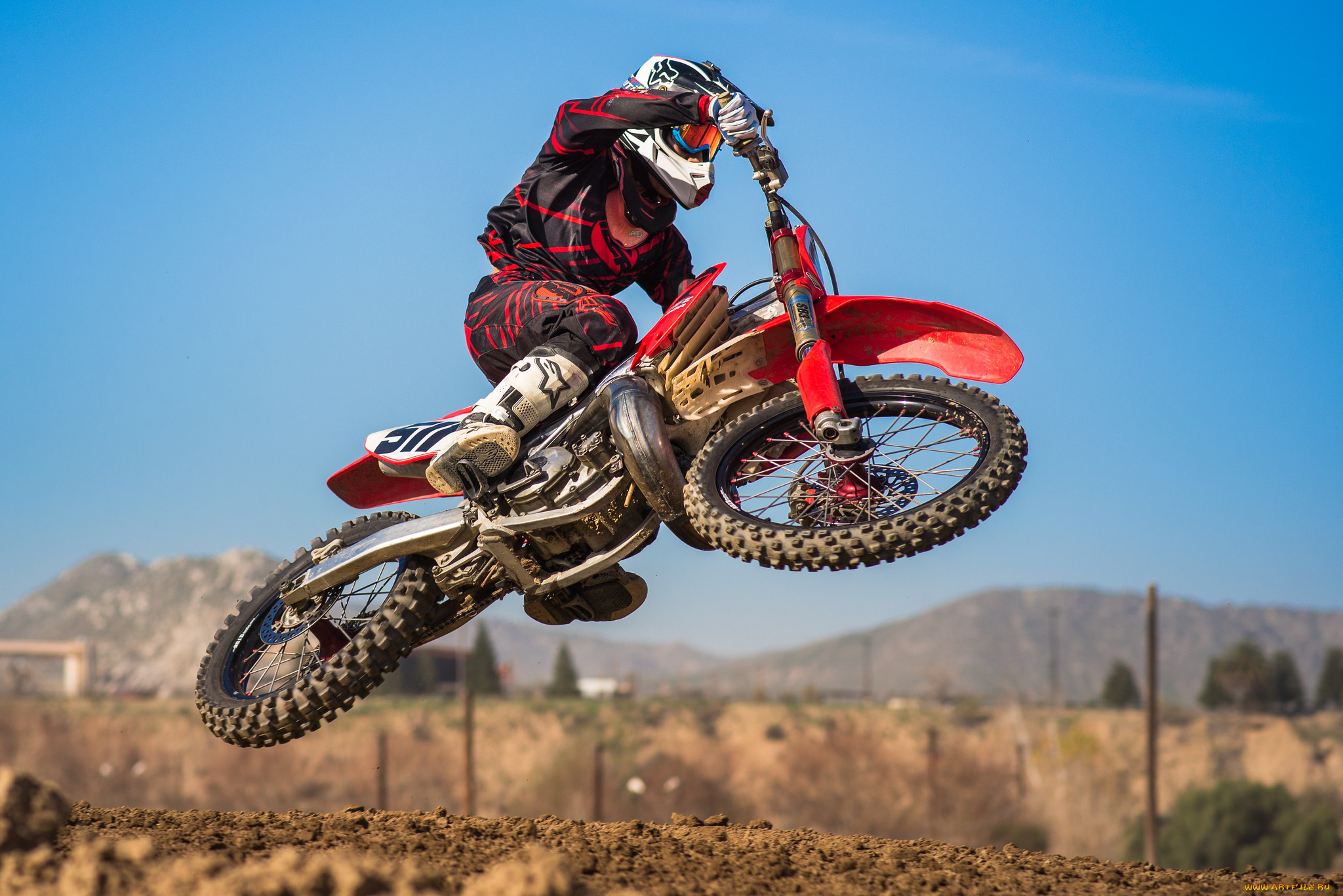 спорт, мотокросс, гонка, мотоцикл