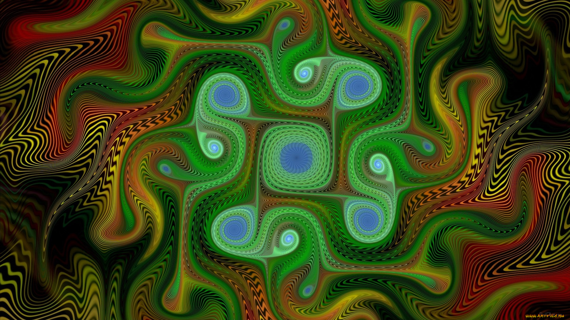 3д, графика, фракталы, , fractal, цвета, фон, узор