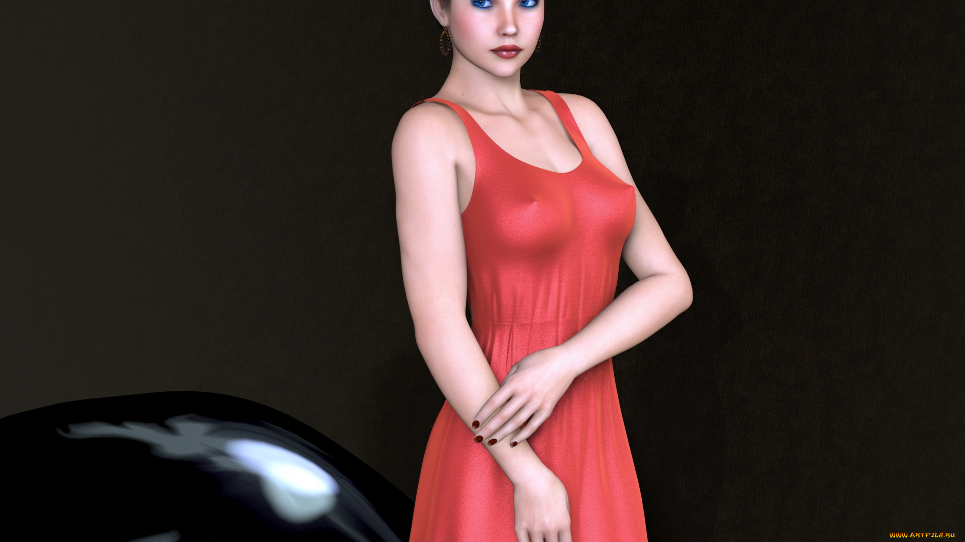 3д, графика, люди, , people, фон, взгляд, девушка