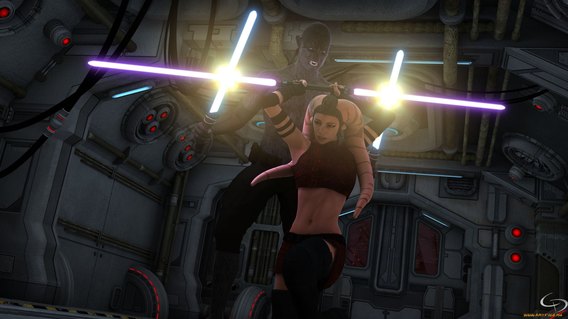 3д, графика, существа, , creatures, фон, взгляд, халк, оружие