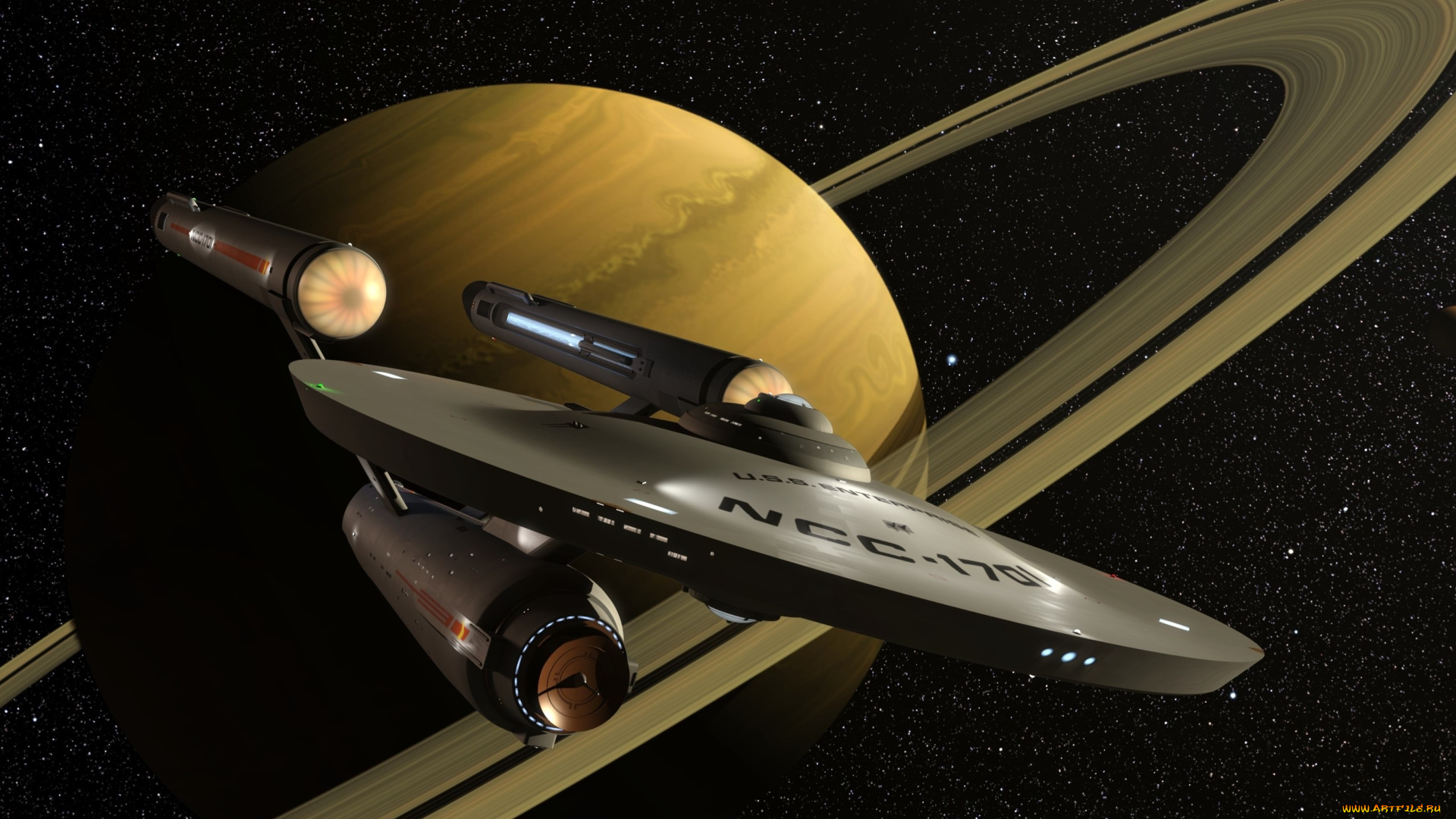 космос, арт, полет, космический, корабль, вселенная, планета